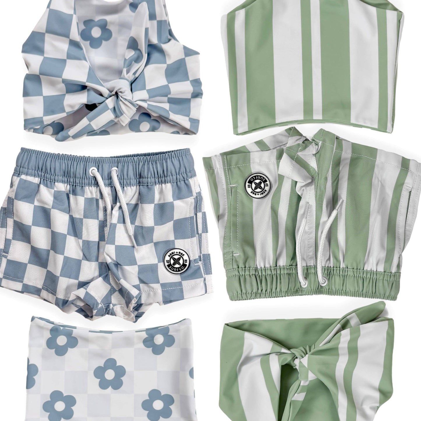 GIRLS 2 PIECE REVERSIBLE SWIM - CALYPSO