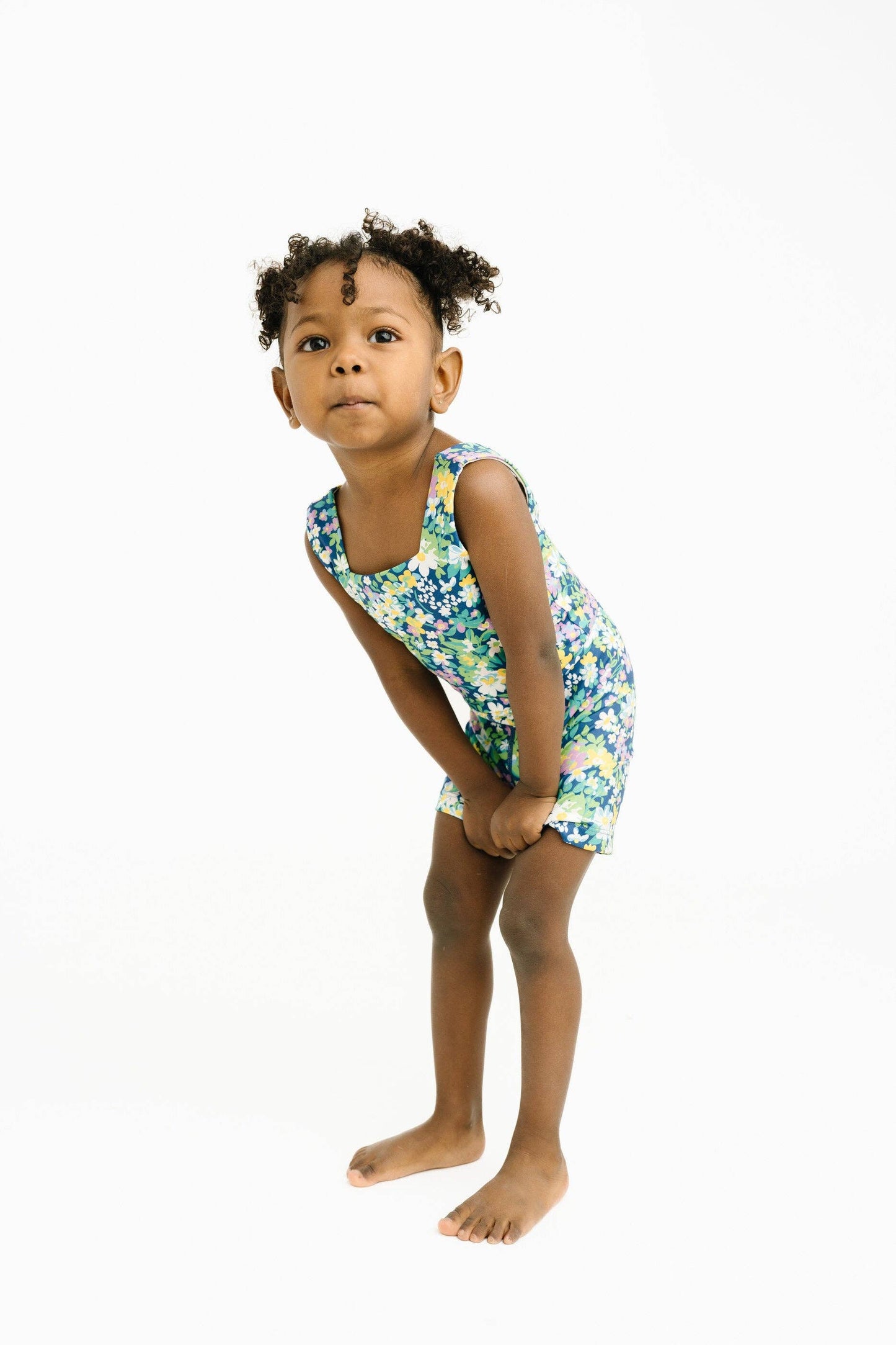 Breezy Floral Athletic Romper