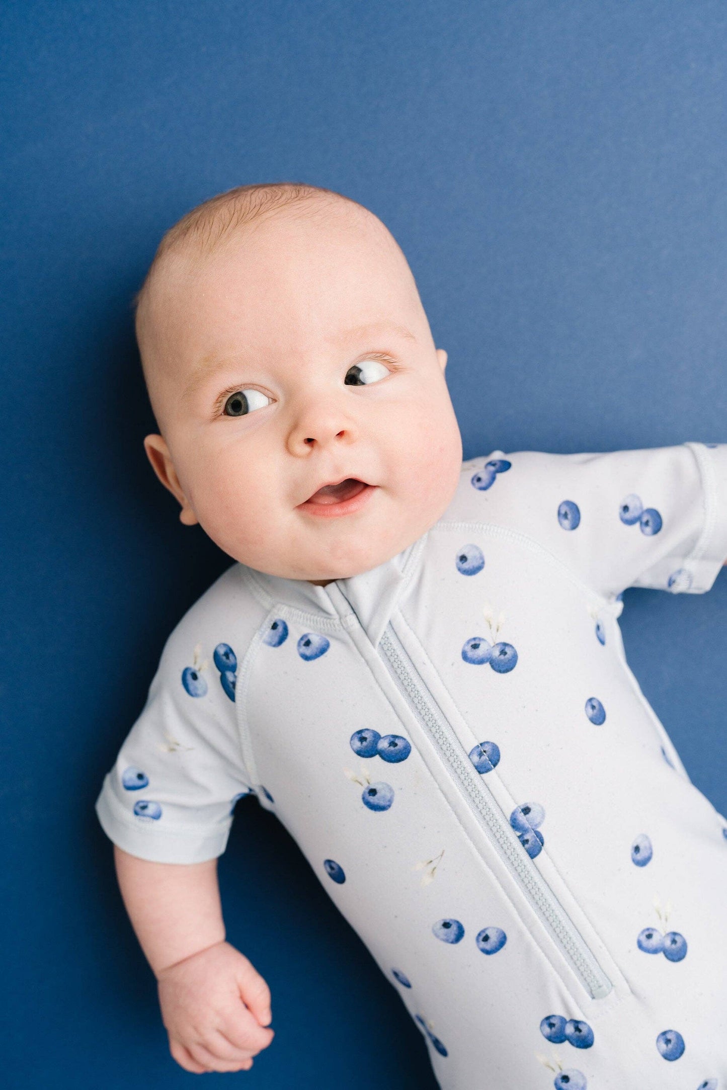 Blueberry Swim Romper