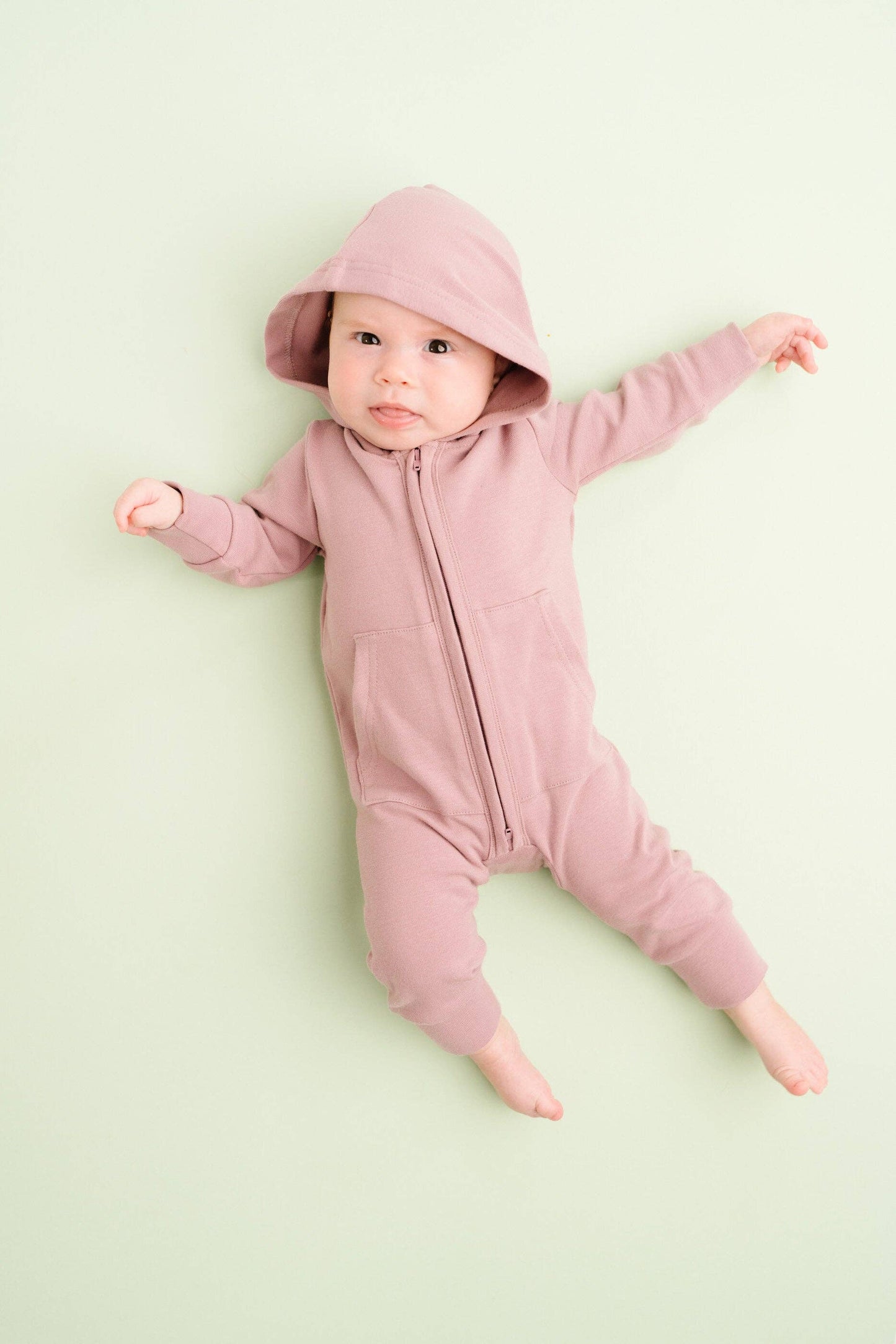 Plum Hoodie Jumpsuit