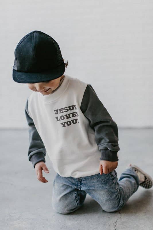 Spread the news-AK crewneck toddler