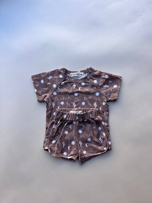 Boho Cactus Short Set