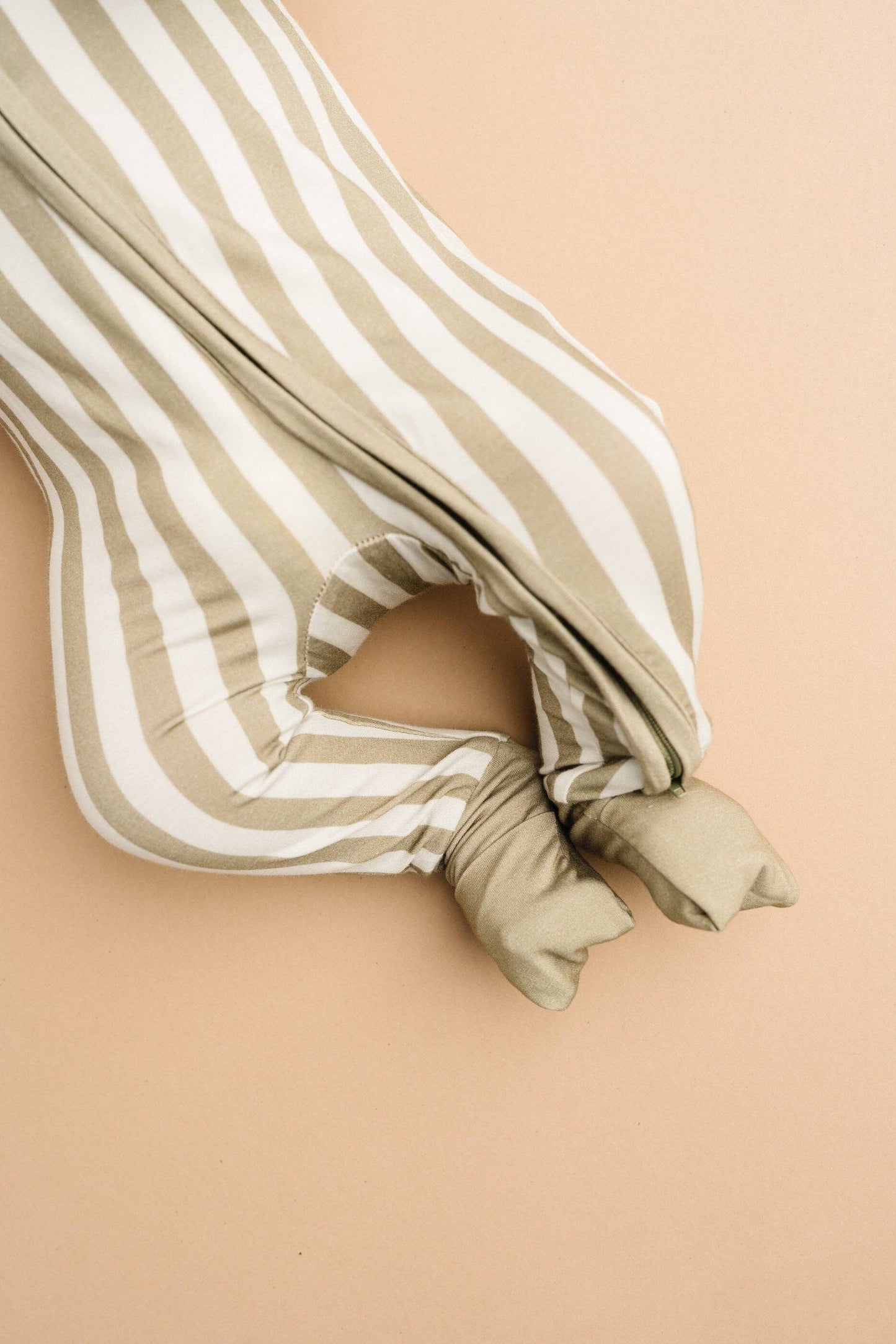 Olive Stripe Bamboo Sleeper