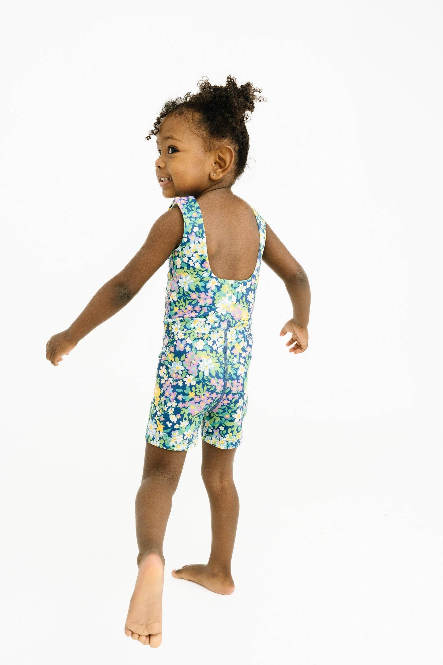 Breezy Floral Athletic Romper