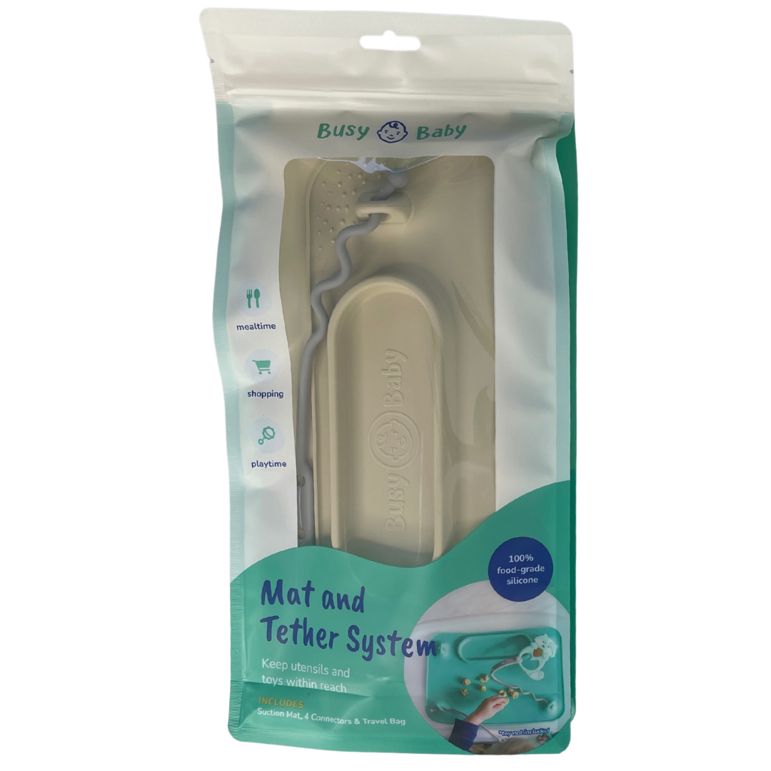 Busy Baby Silicone Placemat - 4 tether version