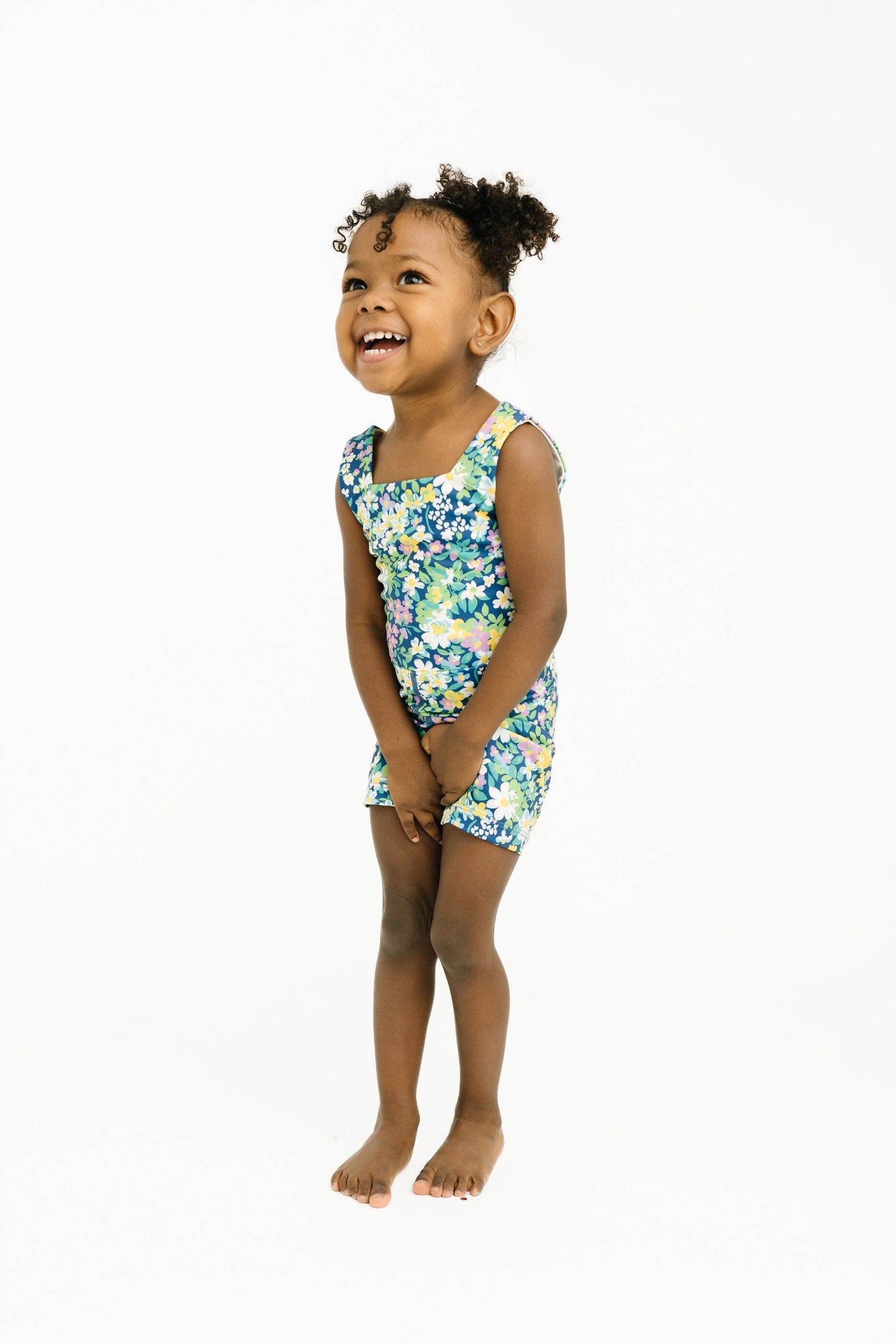 Breezy Floral Athletic Romper