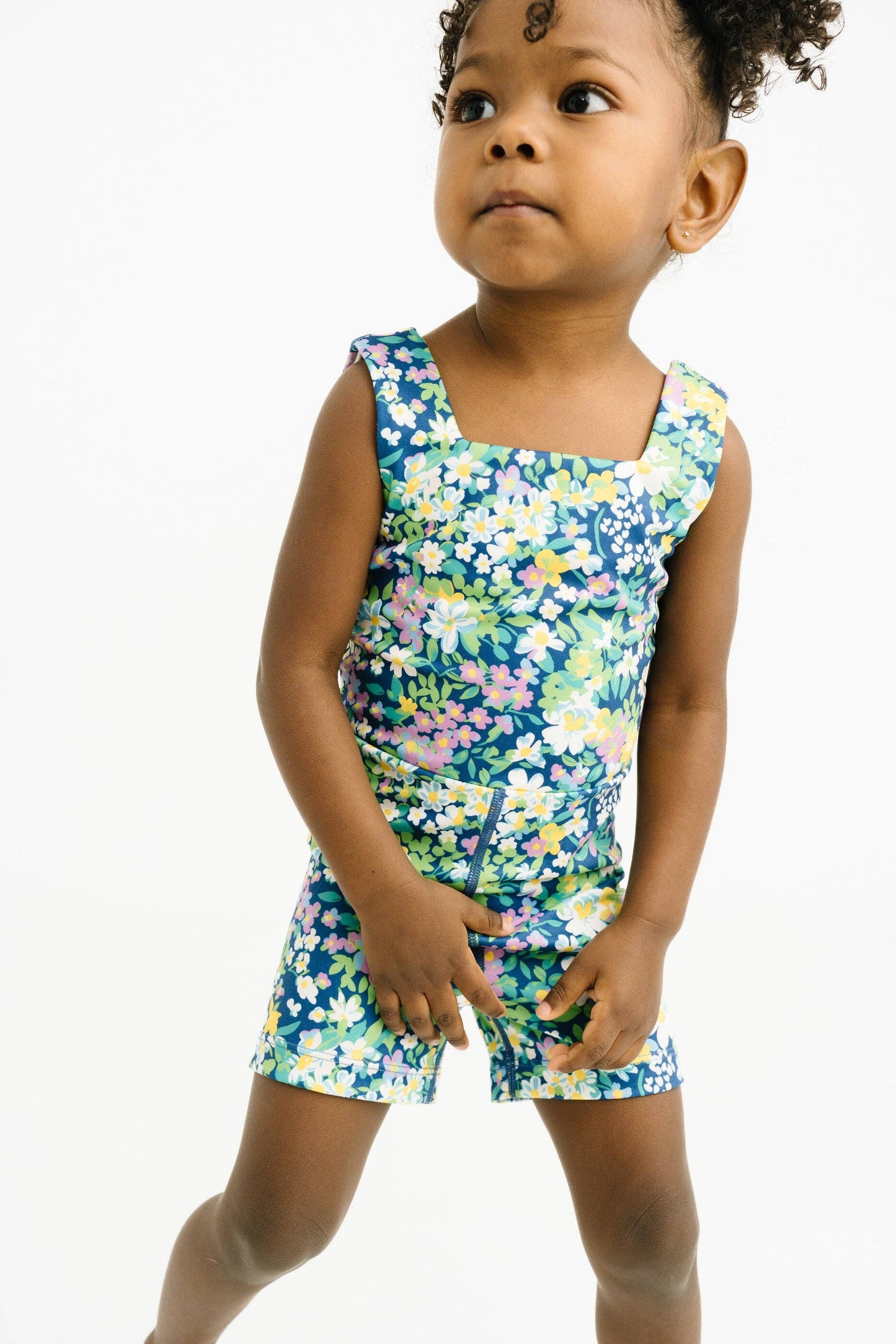 Breezy Floral Athletic Romper