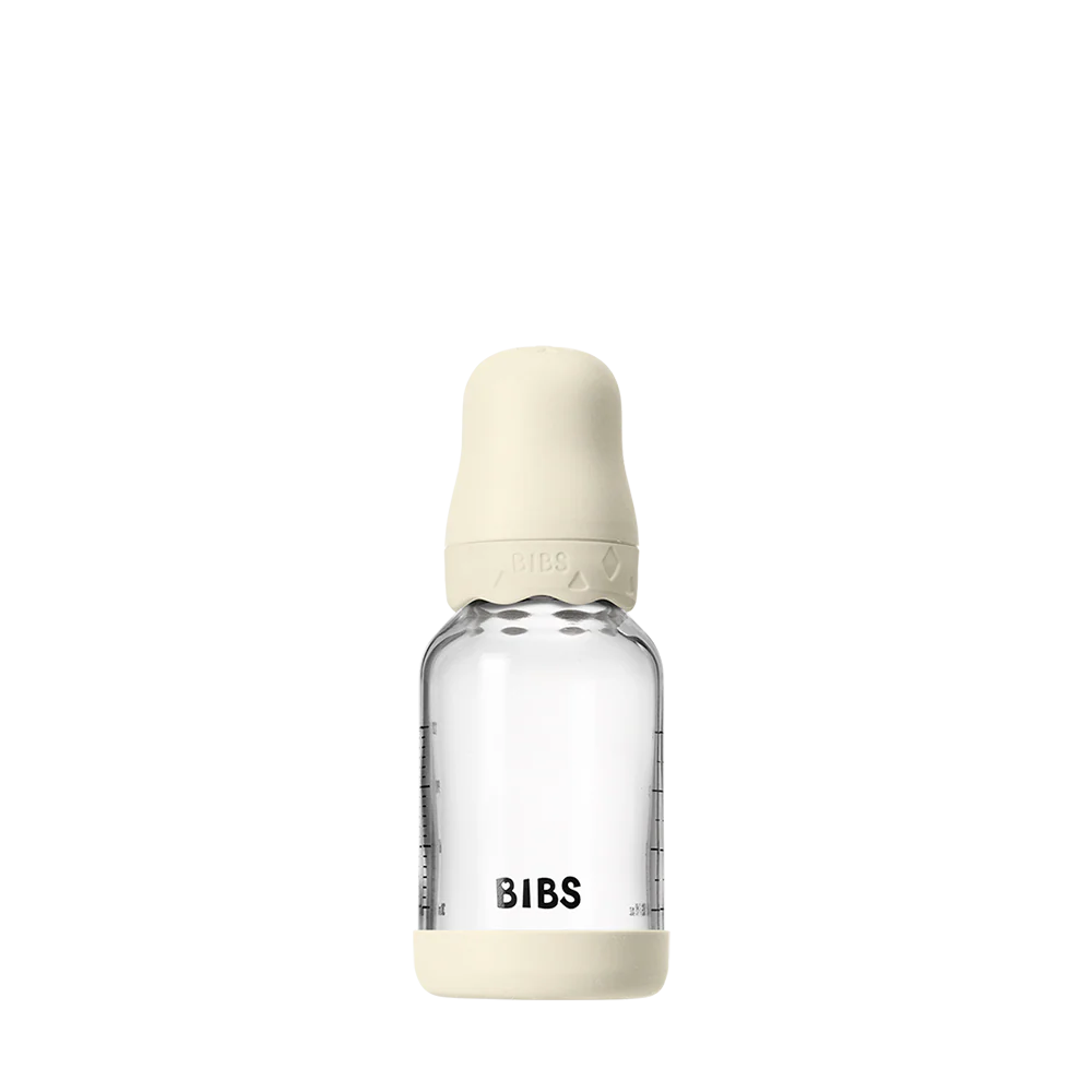 Baby Glass Bottle Set 4oz Latex - Ivory