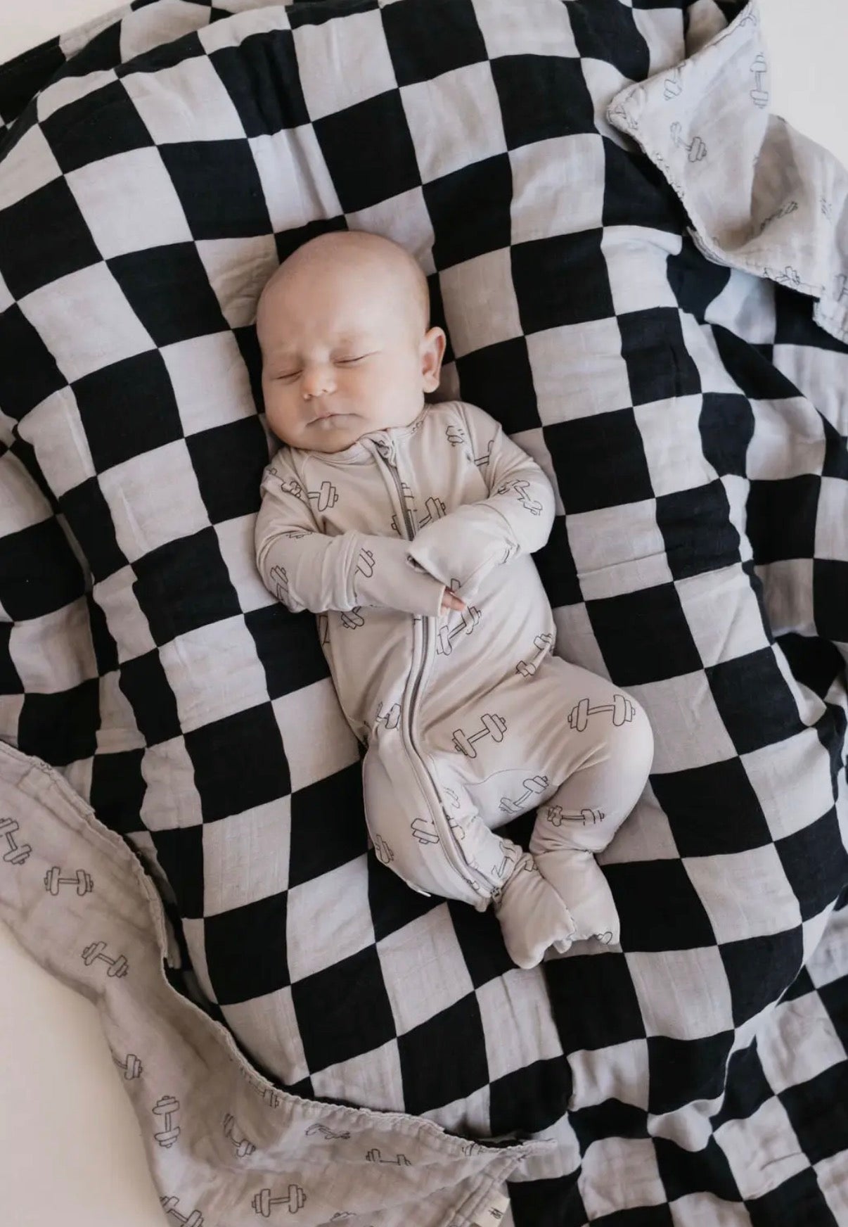 Bamboo Zip Pajamas | Arm Day