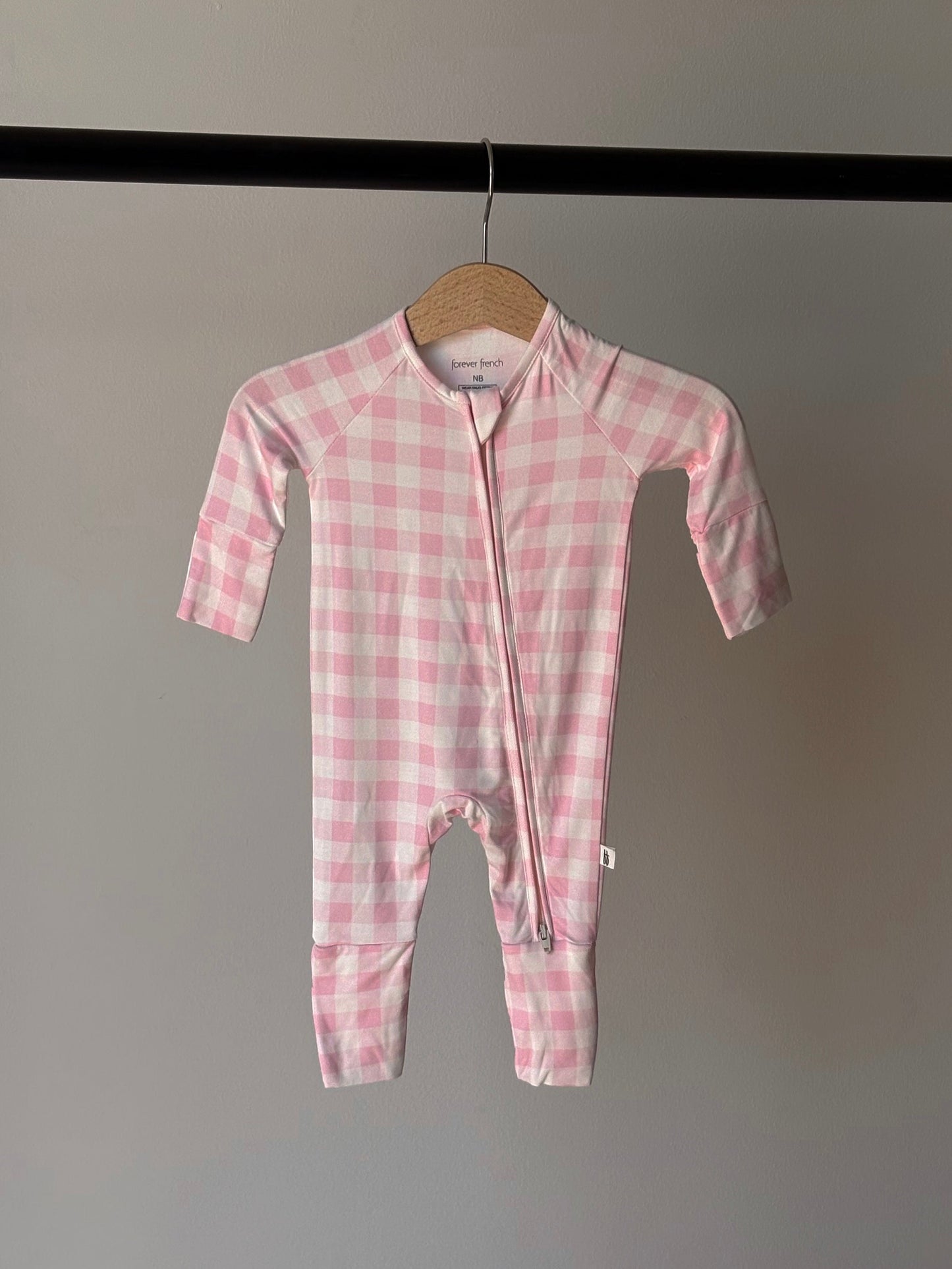 Bamboo Zip Pajamas | Pink Sugar