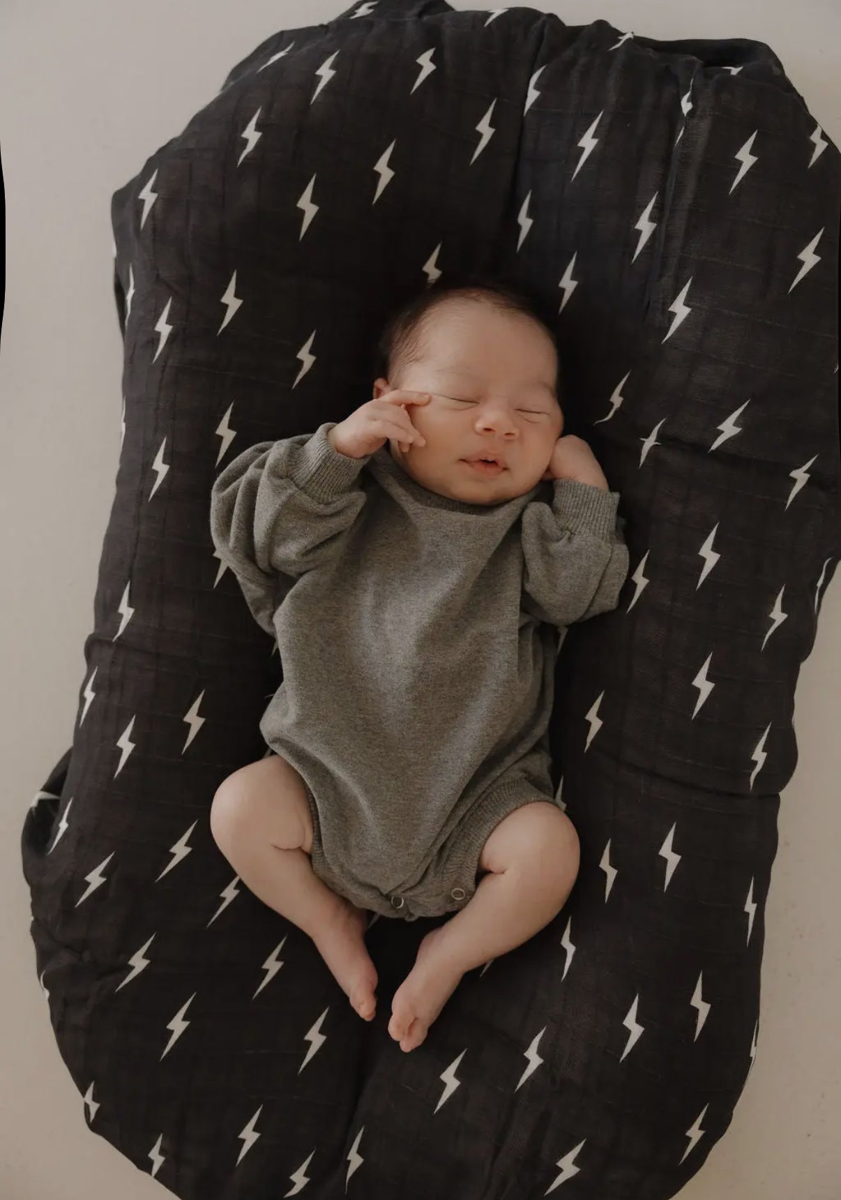 Sweatshirt Romper | Charcoal