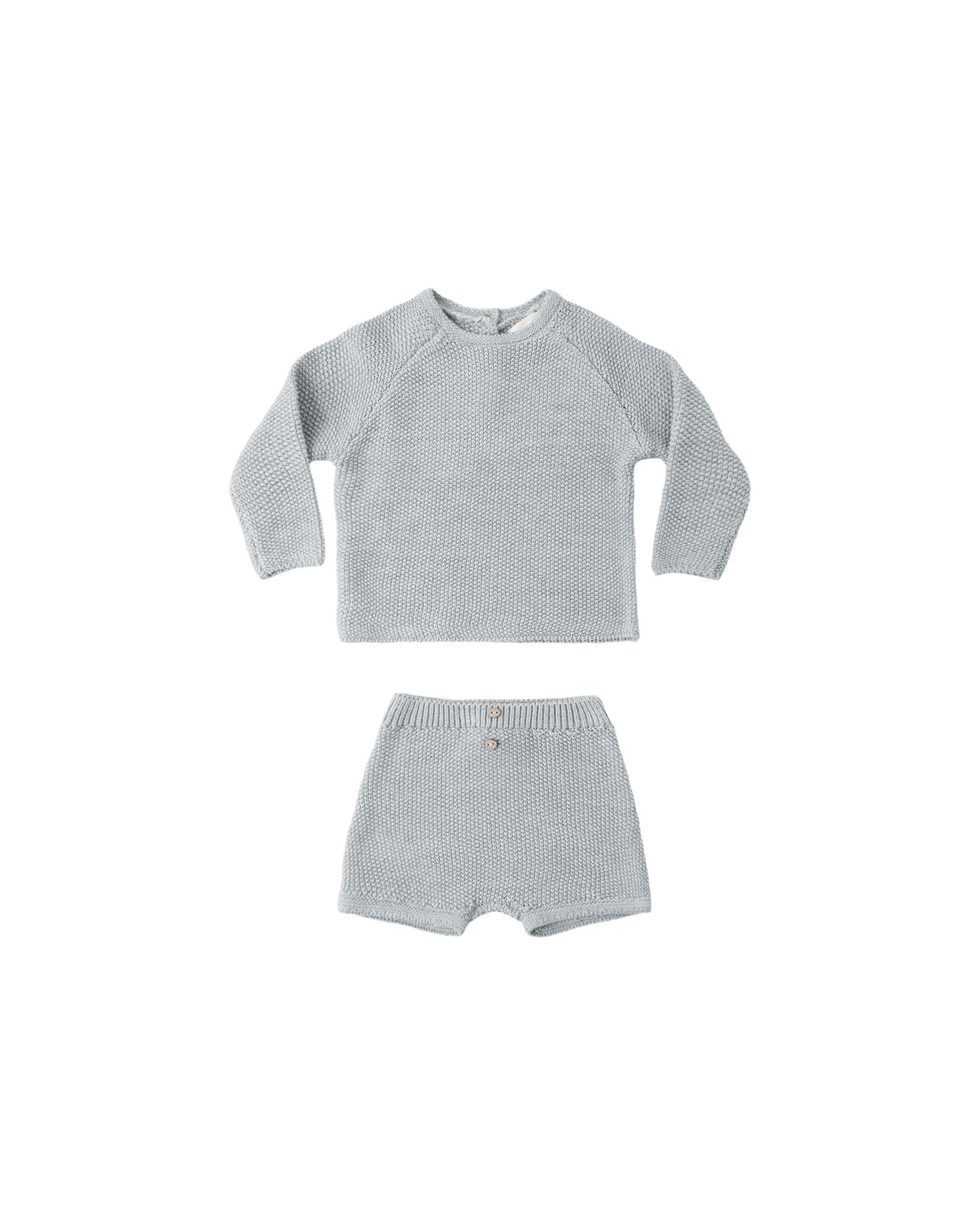 Summer Knit Set | Heathered Sky
