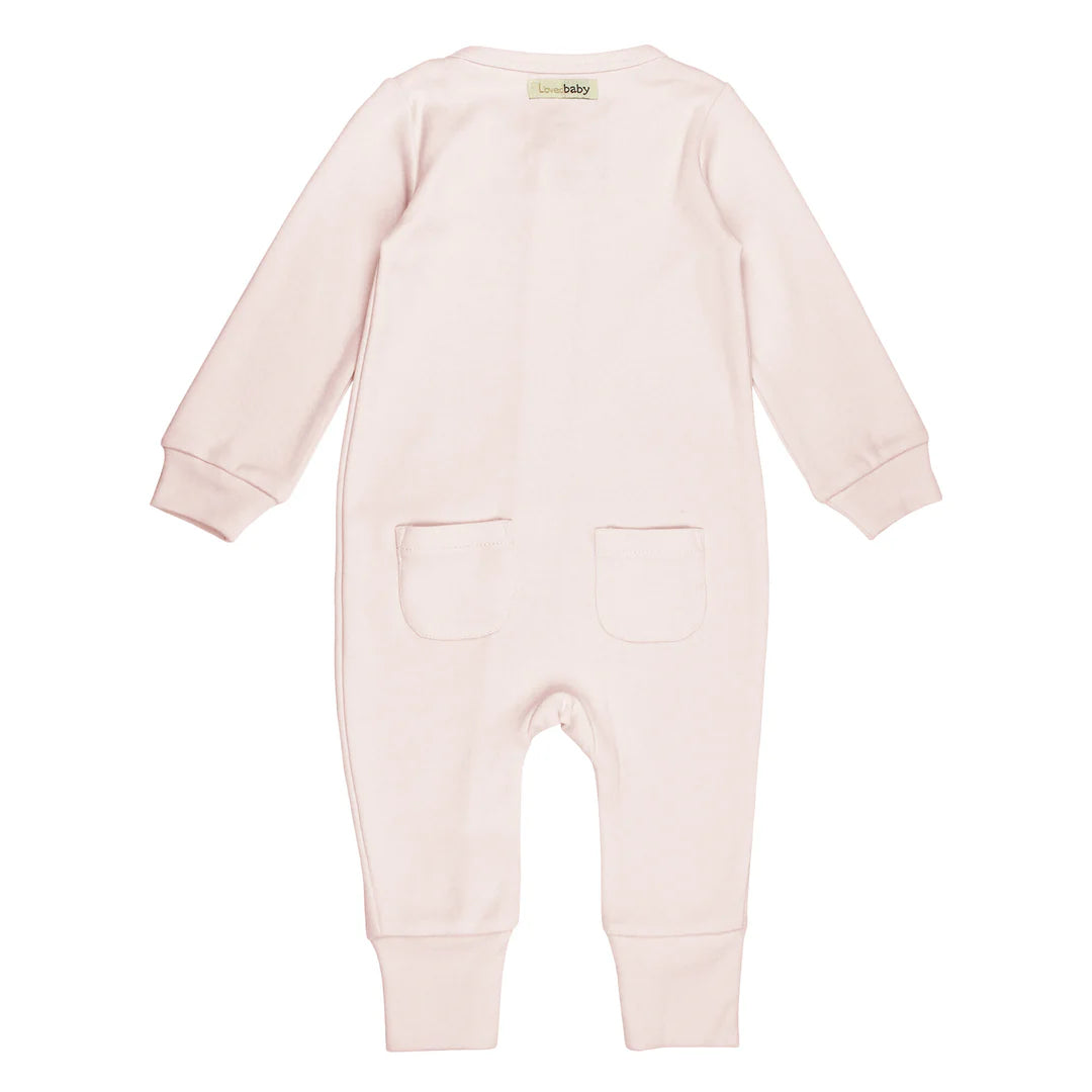 L’oved Baby 2-way Zip Romper - blush