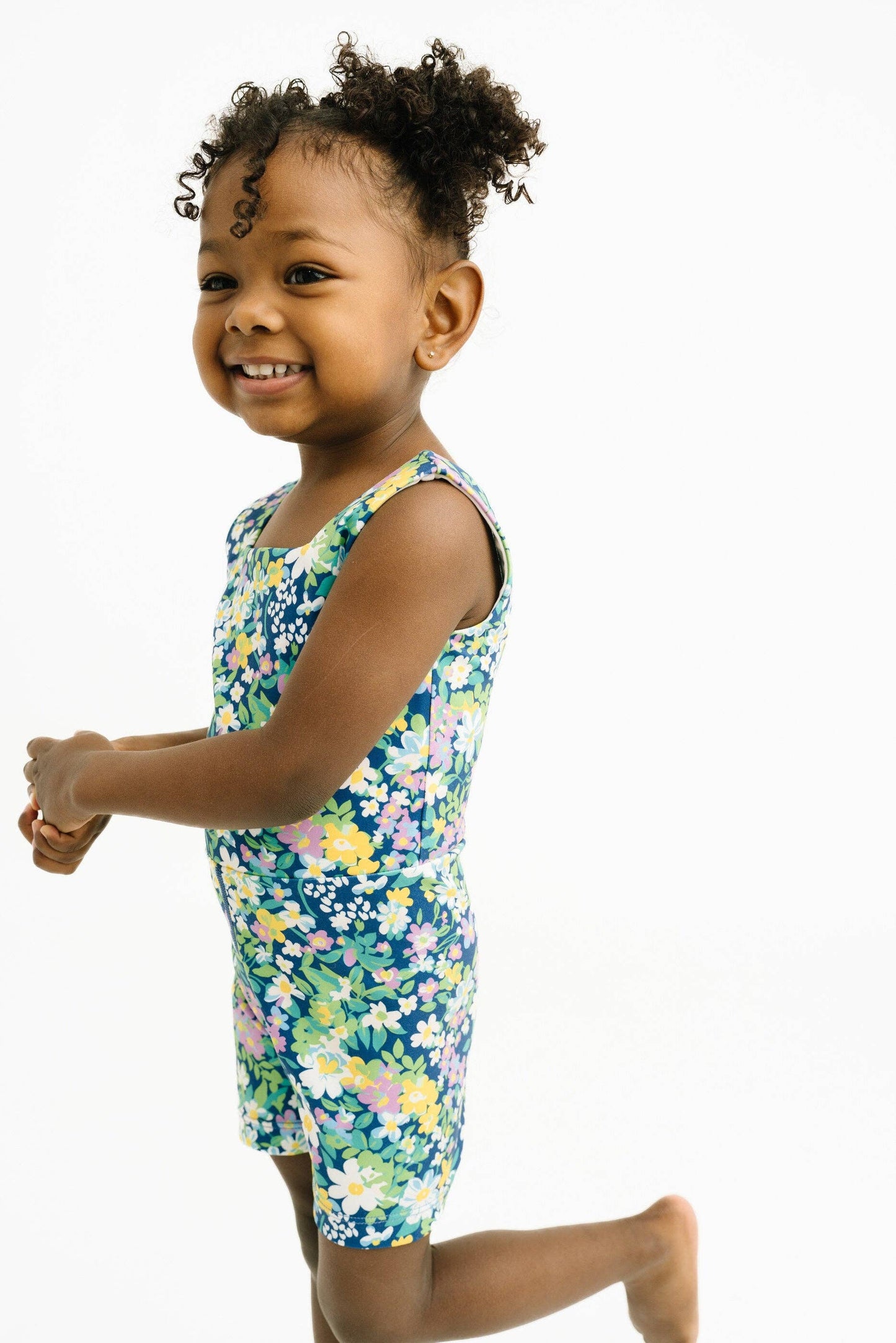 Breezy Floral Athletic Romper