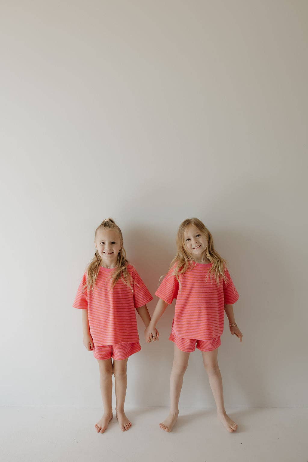 Child Terry Short Set | Strawberry