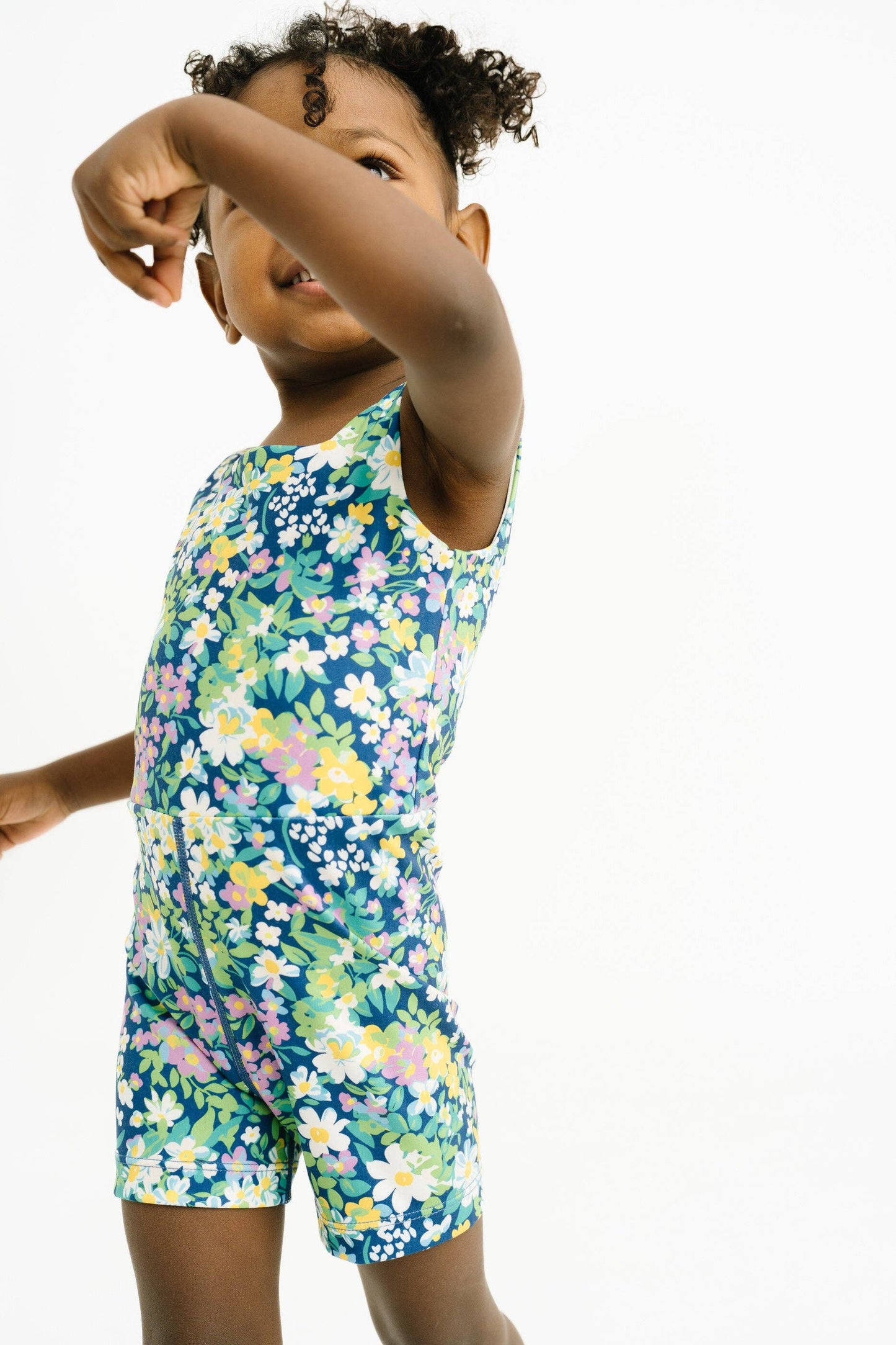 Breezy Floral Athletic Romper