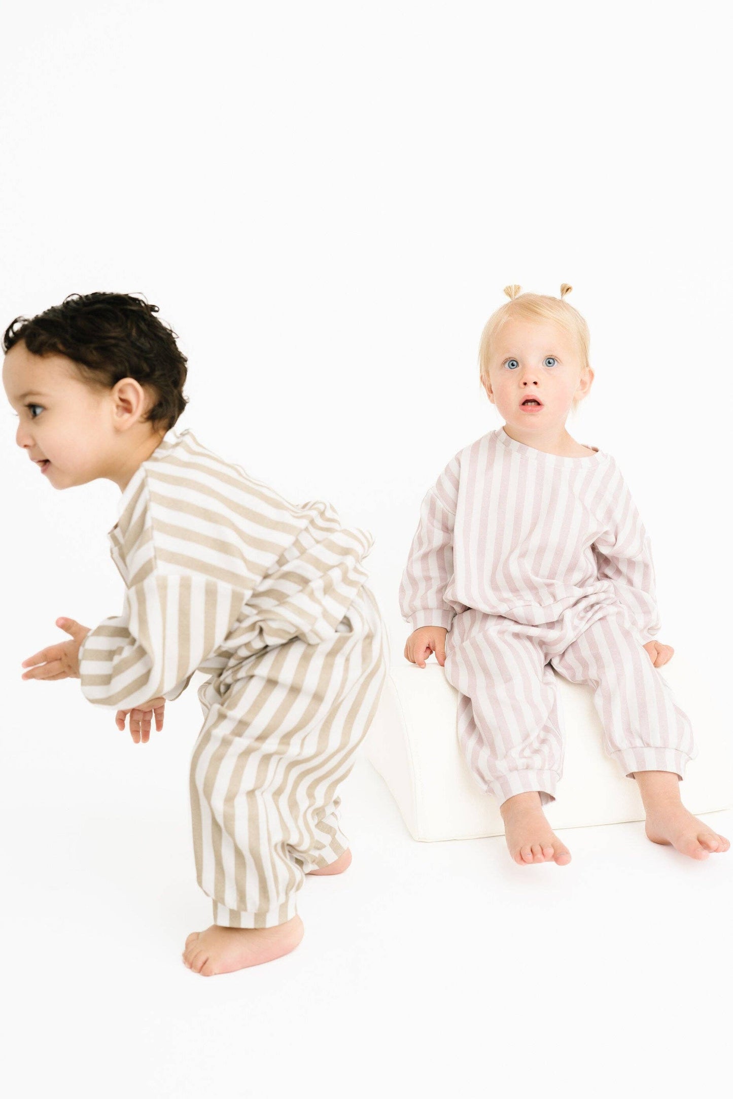 Olive Stripe Sweatsuit