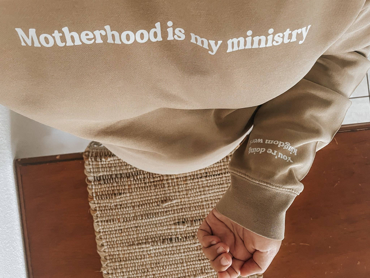 Motherhood is my Ministry Crewneck