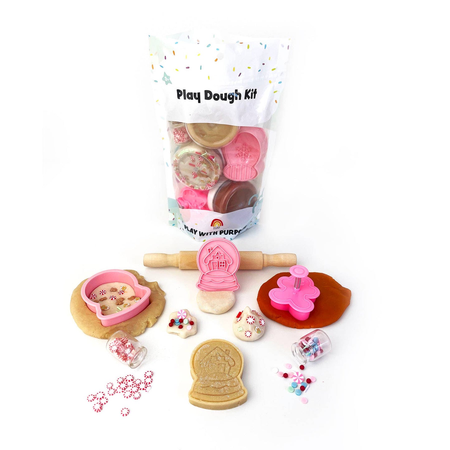 PREORDER - Holiday Cookies Sensory Play Dough Play Kit