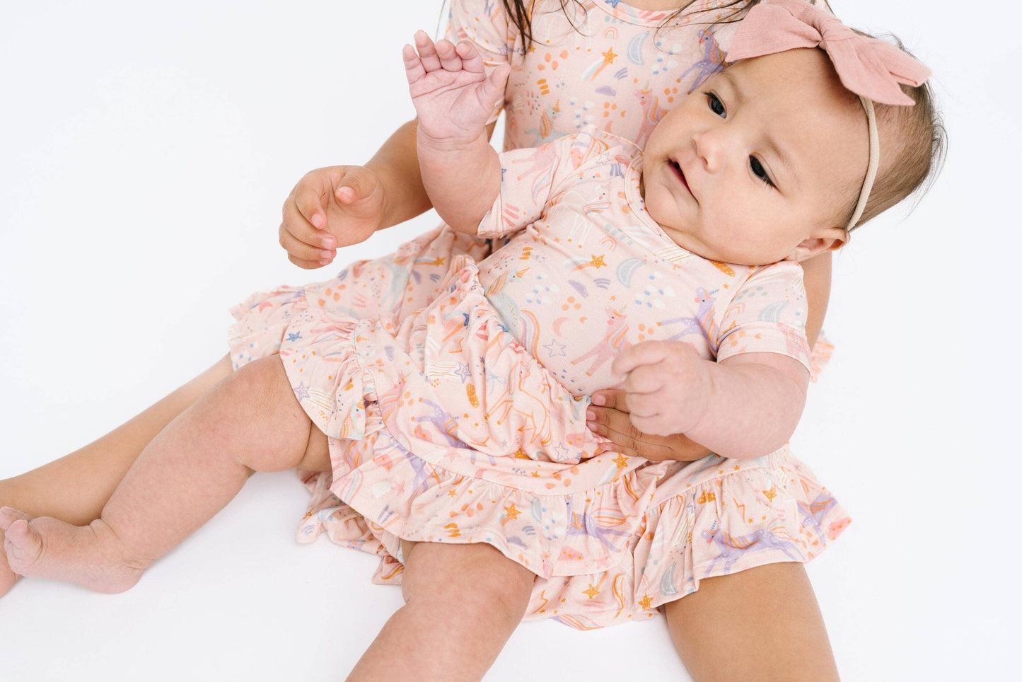 Stardust Unicorns Short Sleeve Bodysuit Bamboo Dress