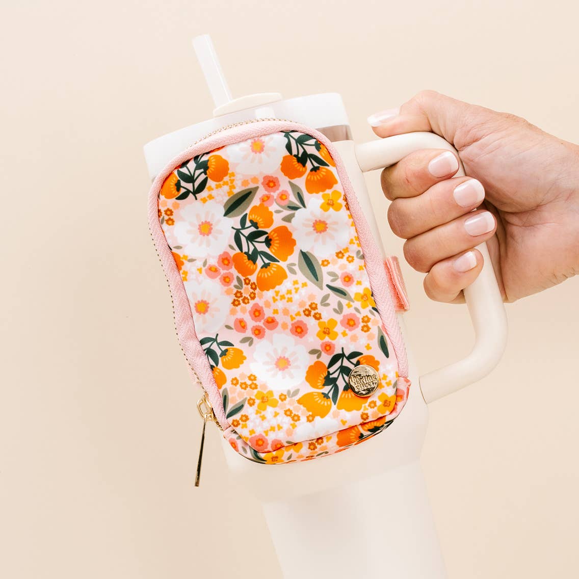 PREORDER - Tumbler Fanny Pack - Sweet Meadow Orange Tan