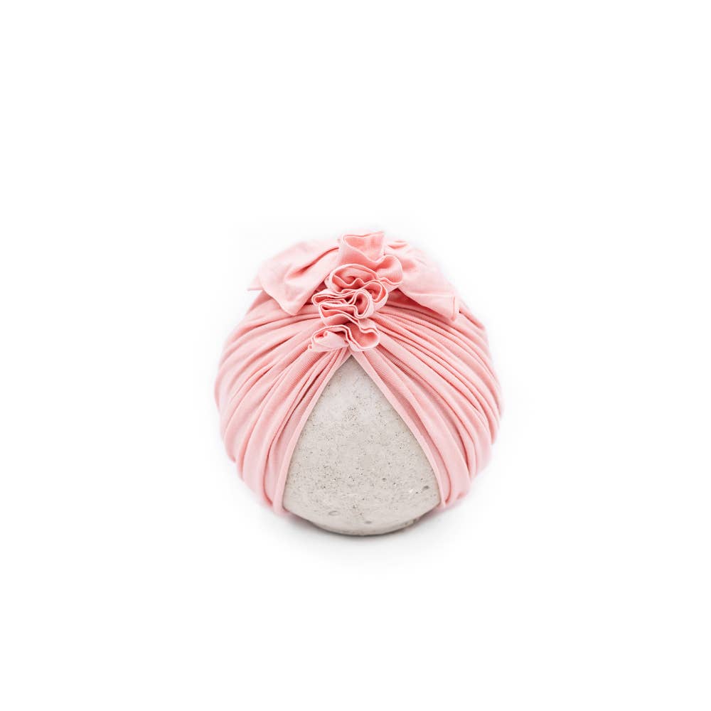 Vintage Head Wrap Hat - Blush – Berries & Bird display picture 3