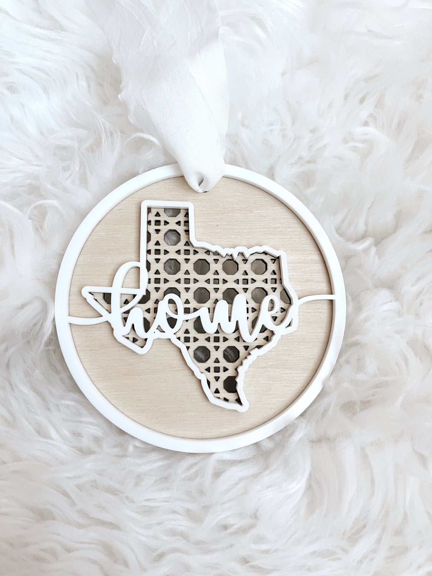Rattan Home State Ornament