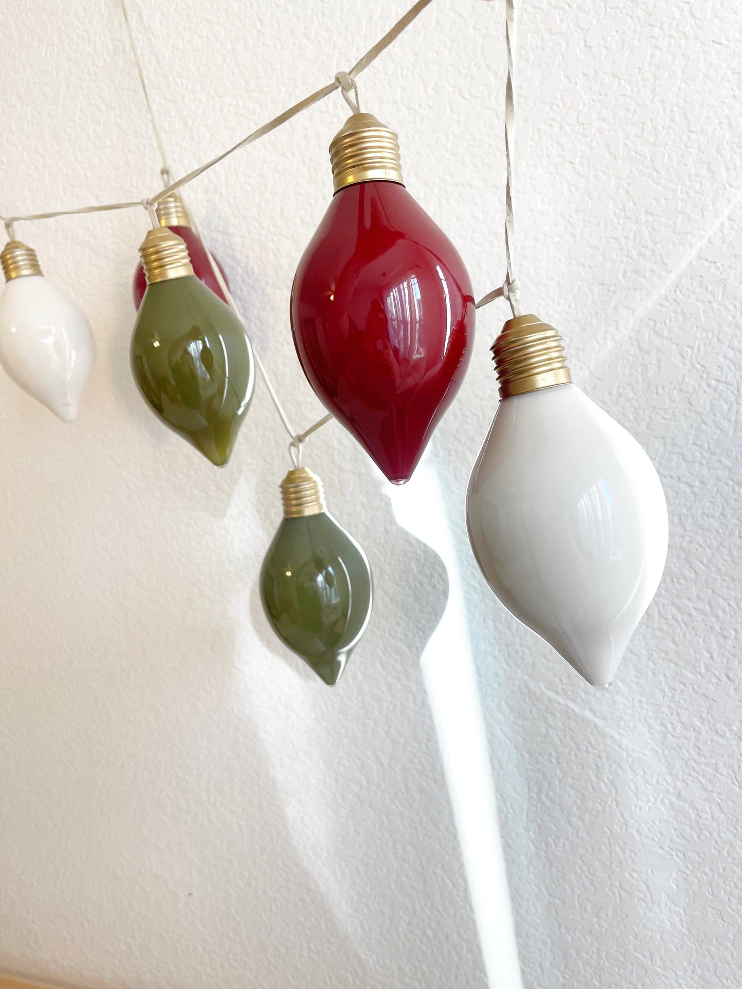 Christmas Bulb Garland