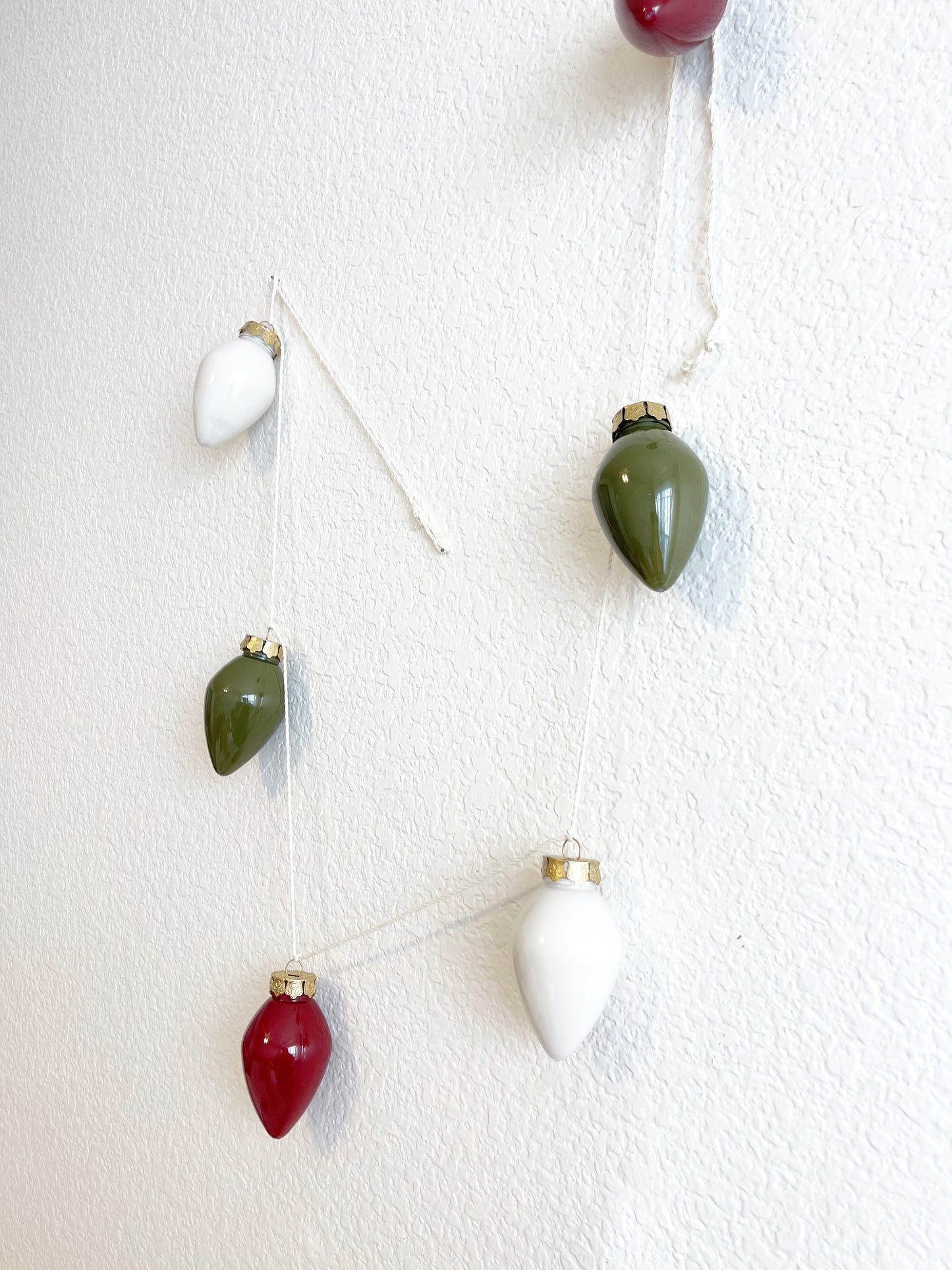 Christmas Bulb Garland