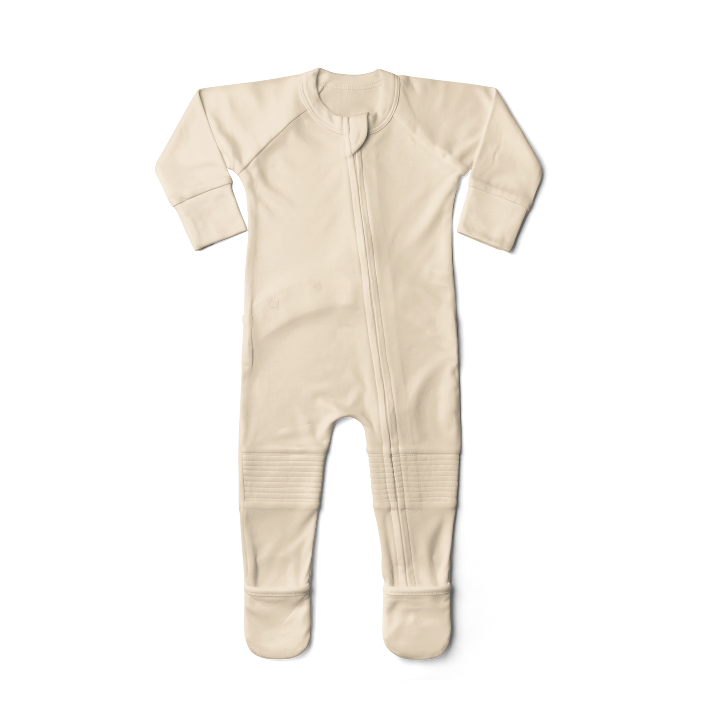 Viscose Bamboo + Organic Cotton Zipper Jumpsuit - Dune