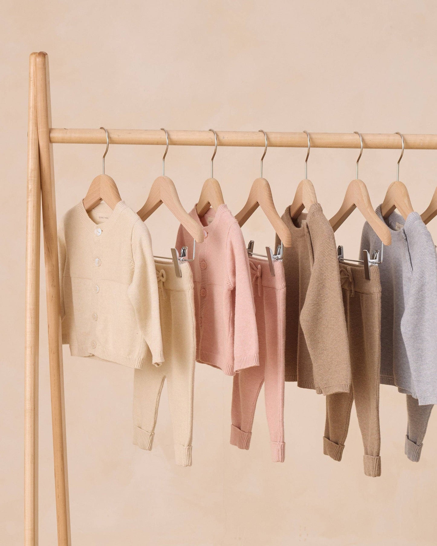 Knit Cardigan || Heathered Rose