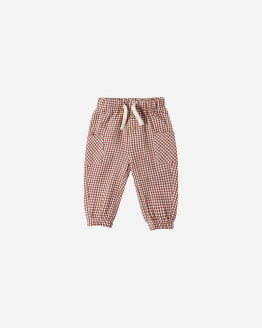 Luca Pant || Red Gingham