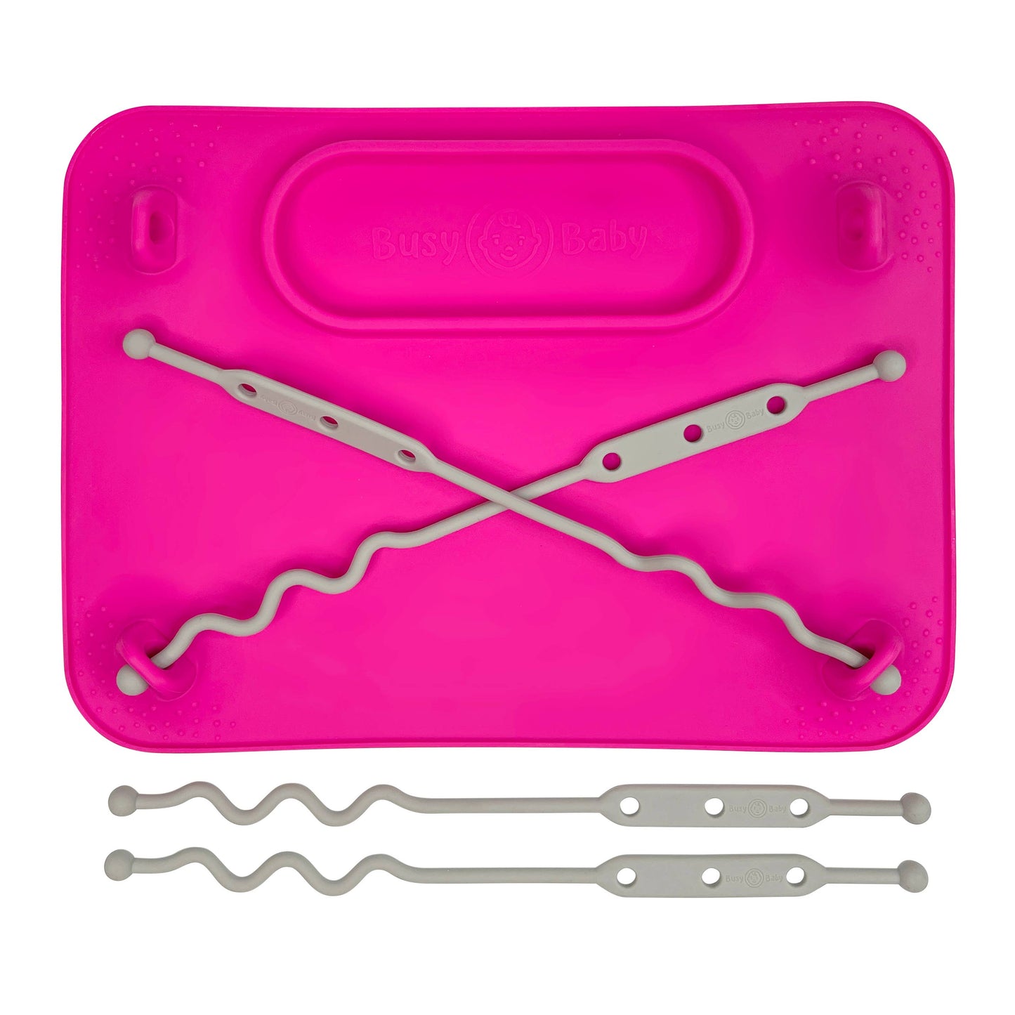 Busy Baby Silicone Placemat - 4 tether version