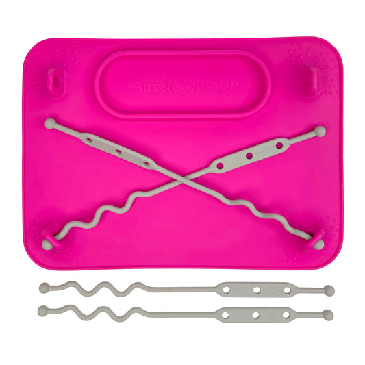 Busy Baby Silicone Placemat - 4 tether version