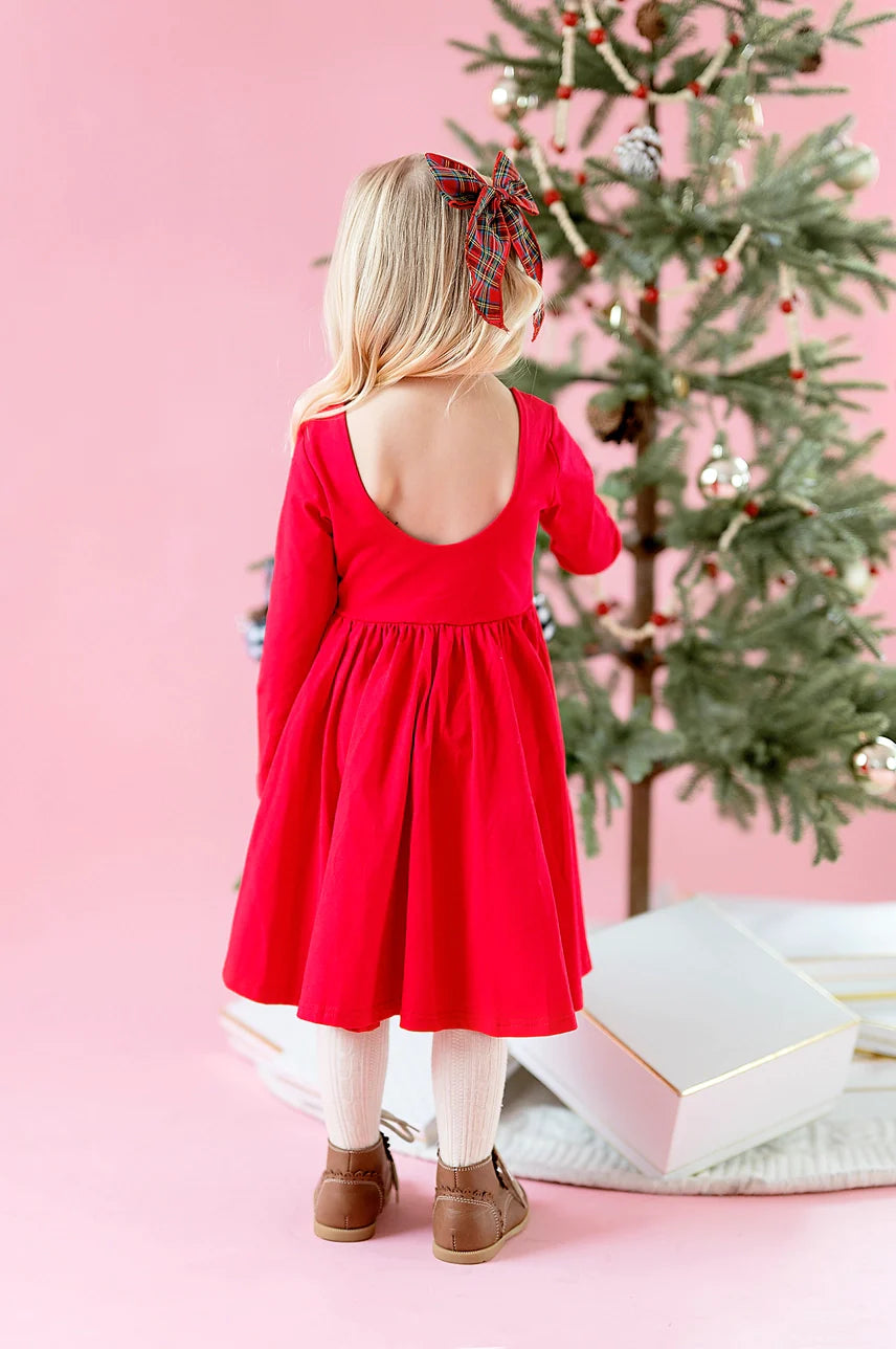 Gwendolyn Dress in Scarlet