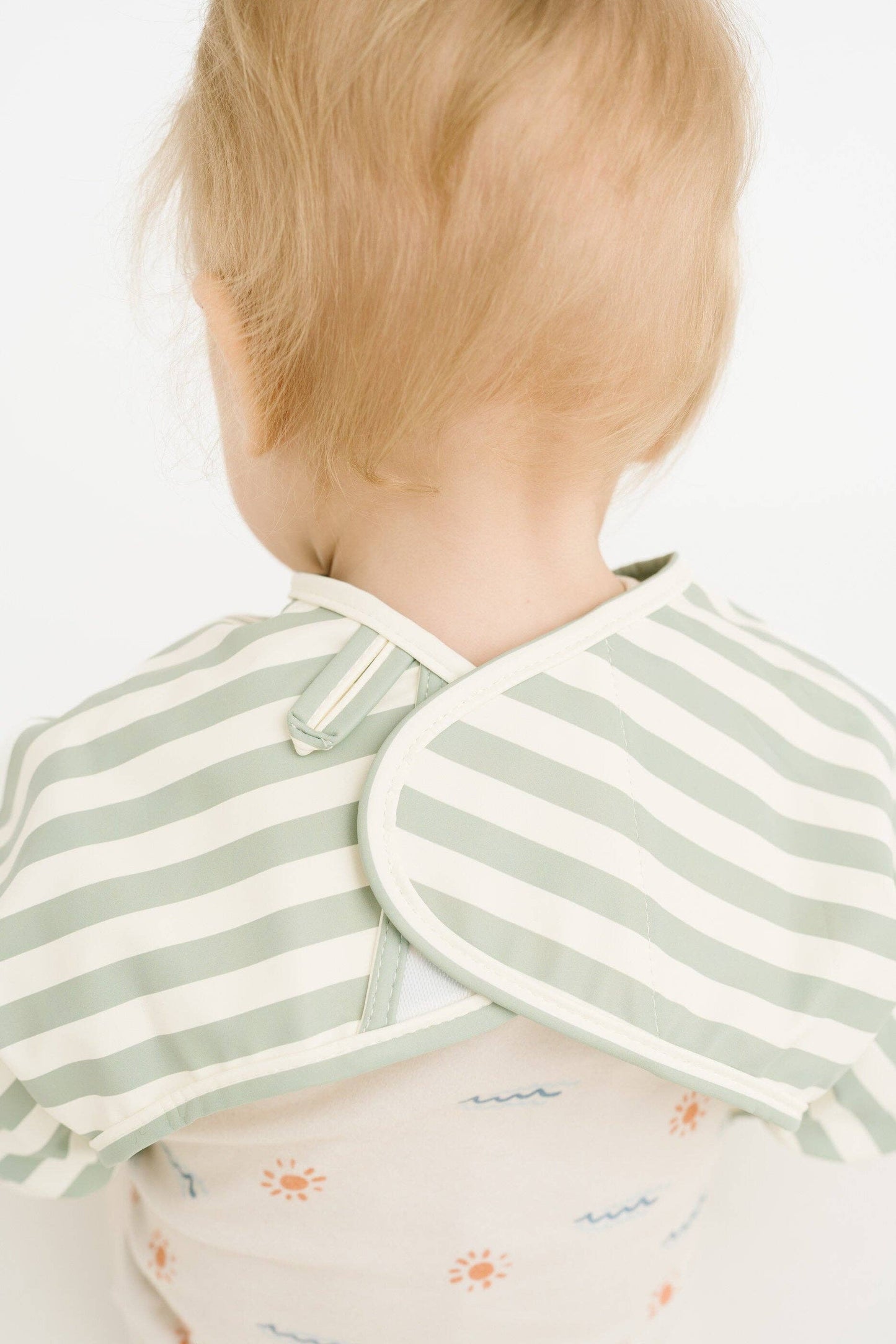 Minty Stripe Bib