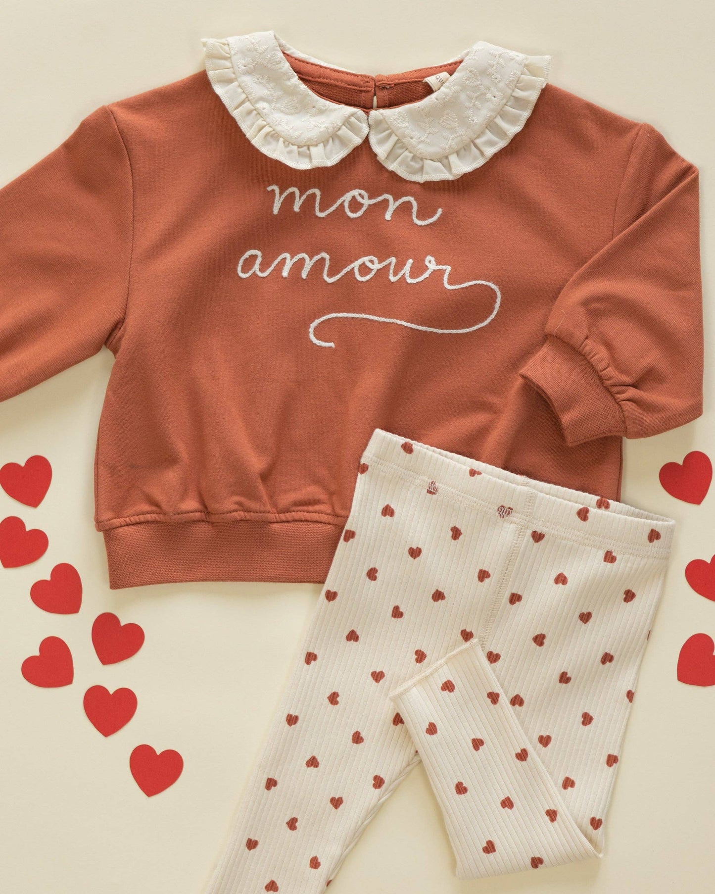 Collared Sweatshirt || Mon Amour