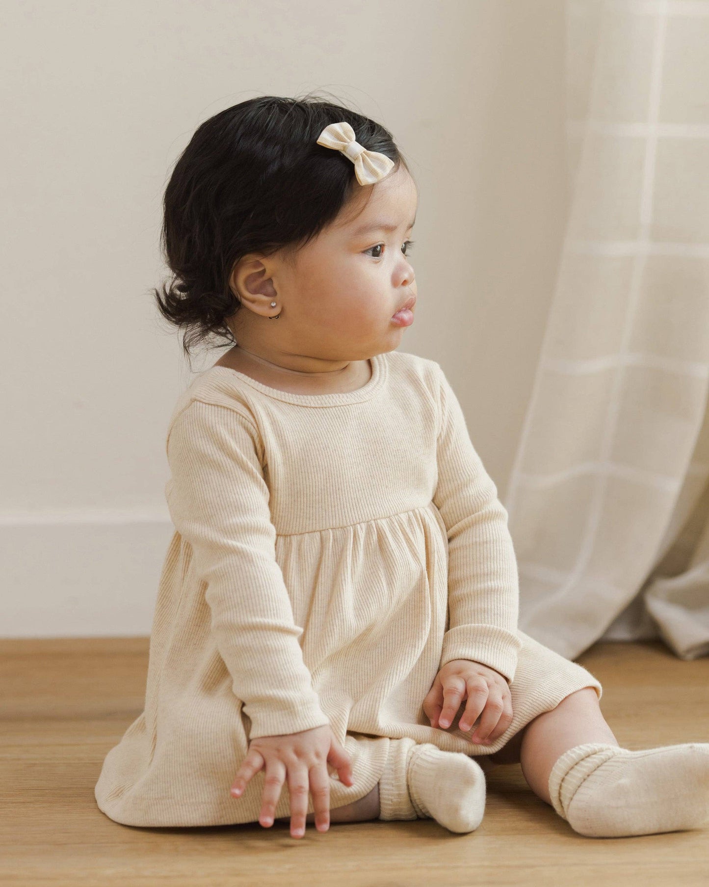 Melange Socks || Oatmeal, Rose