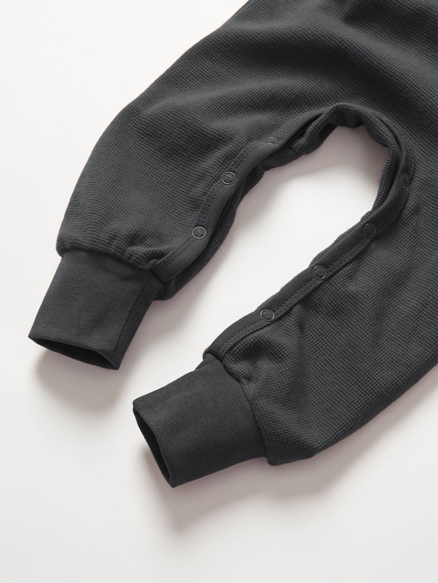 Waffle Romper - Shadow