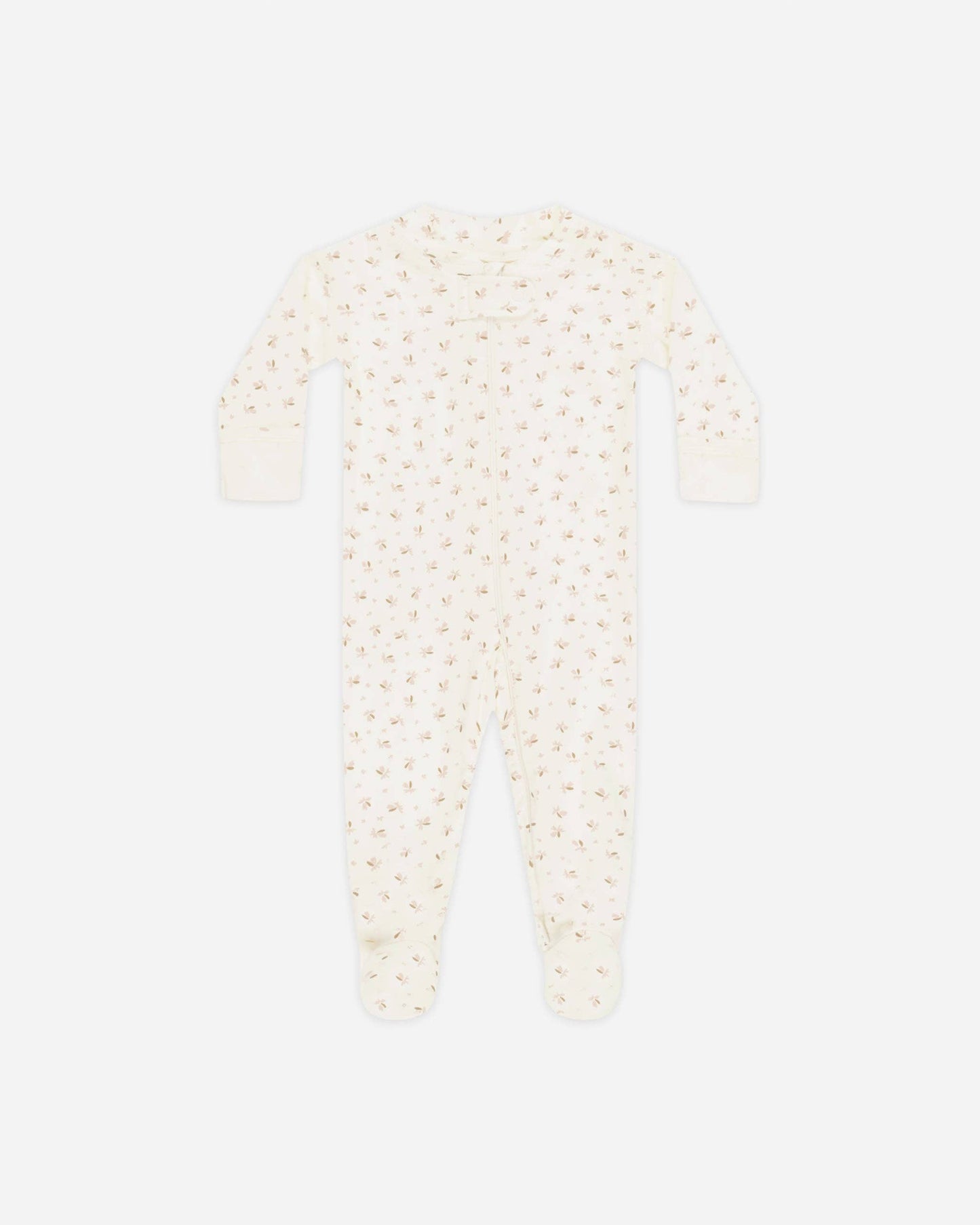 Zip Longsleeve Sleeper Footie || Fleur