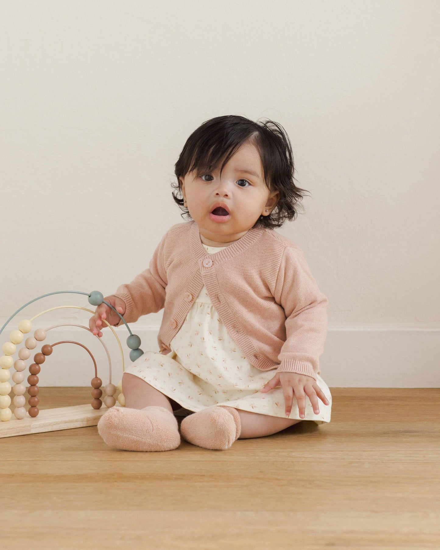 Longsleeve Baby Dress || Fleur