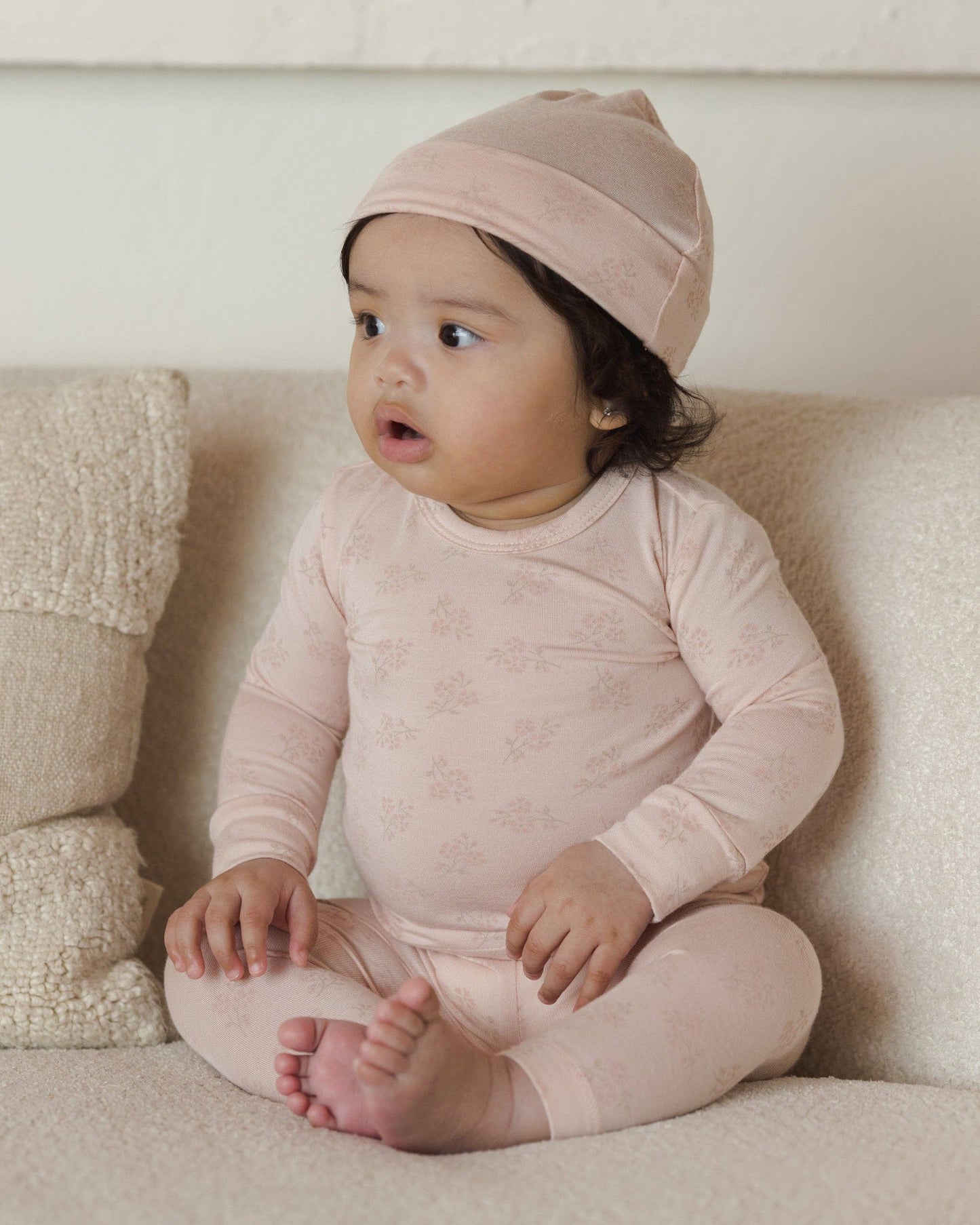 Modal Pajama Set || Pink Blossom