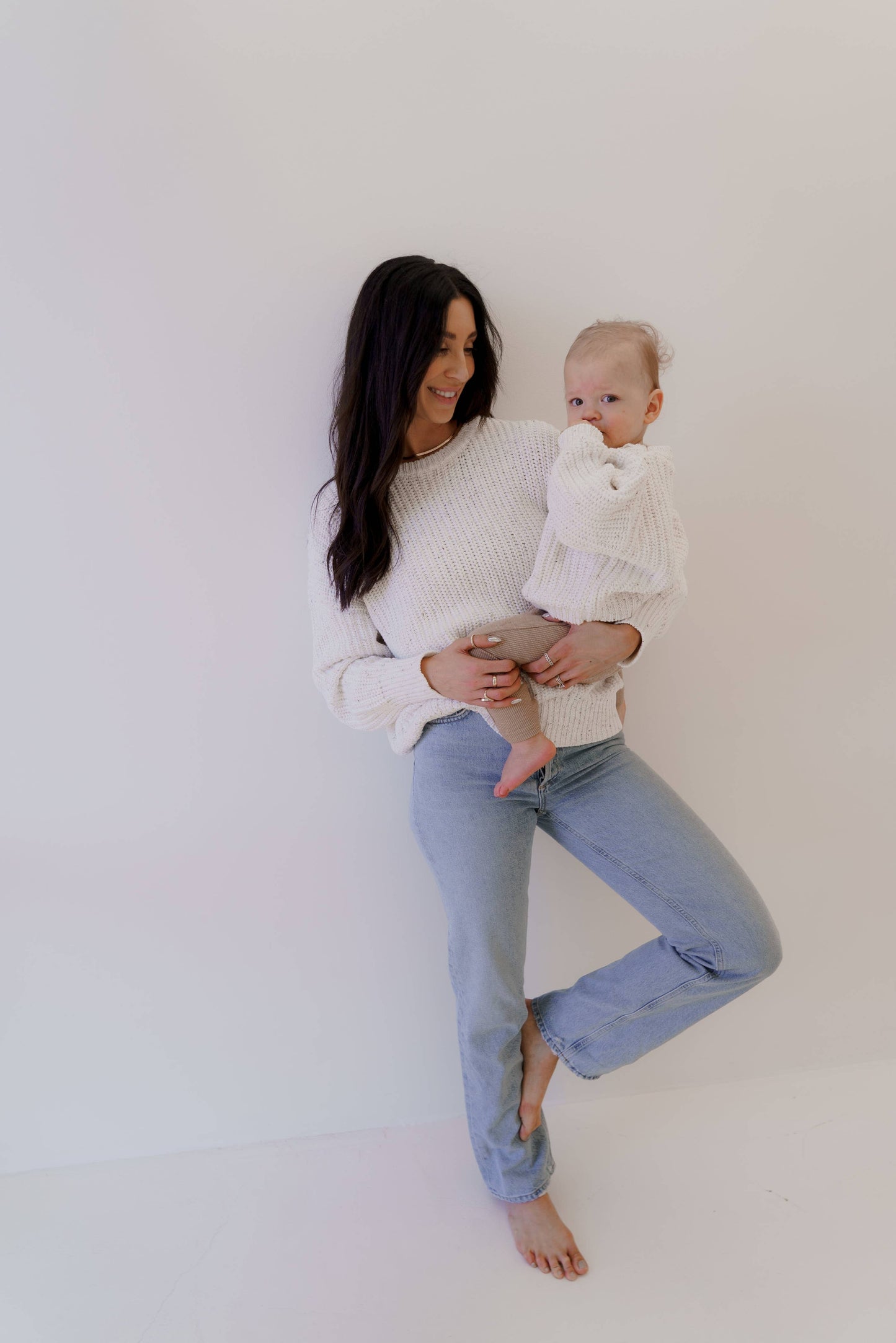 Child Knit Sweater | Cloud Confetti