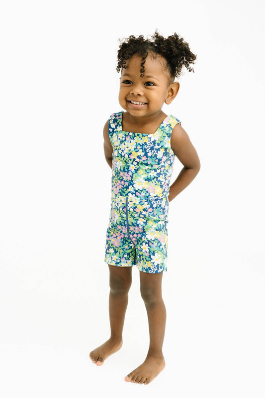 Breezy Floral Athletic Romper