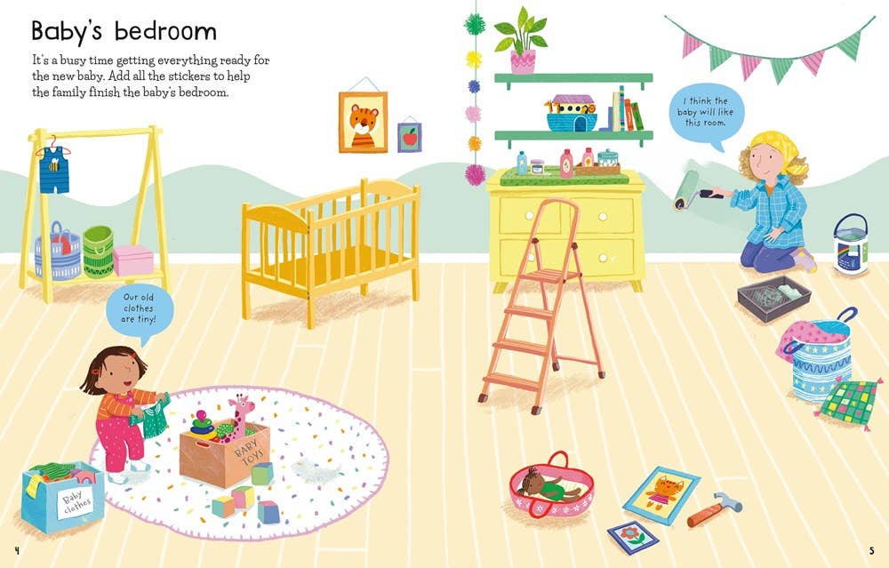 First Sticker Book : The New Baby