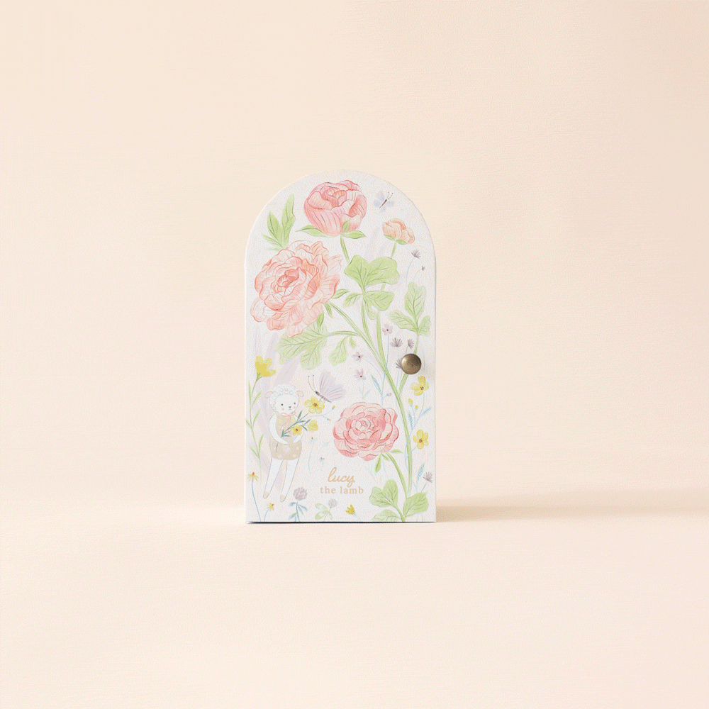 Tiny Lucy the Lamb (pastel)