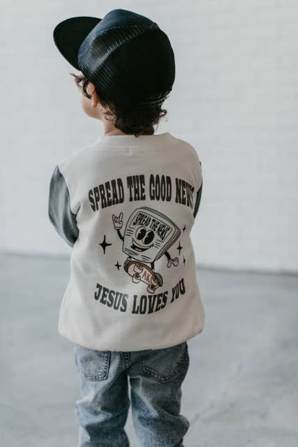 Spread the news-AK crewneck toddler