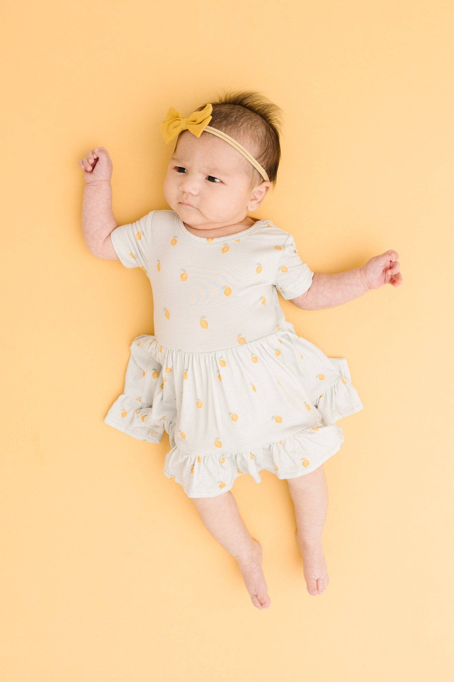 Lemon Delight Bodysuit Bamboo Dress