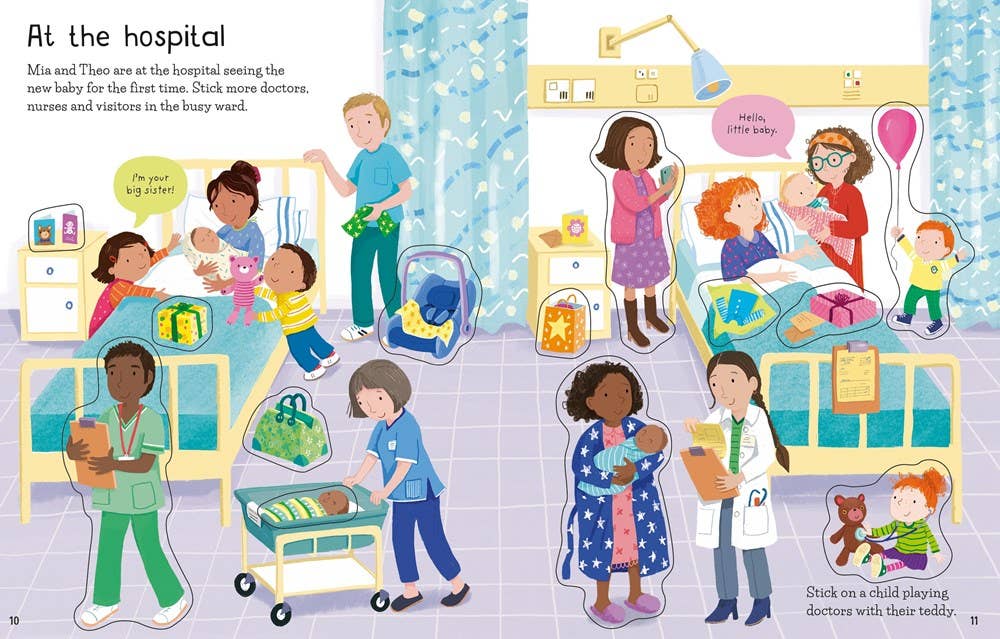 First Sticker Book : The New Baby