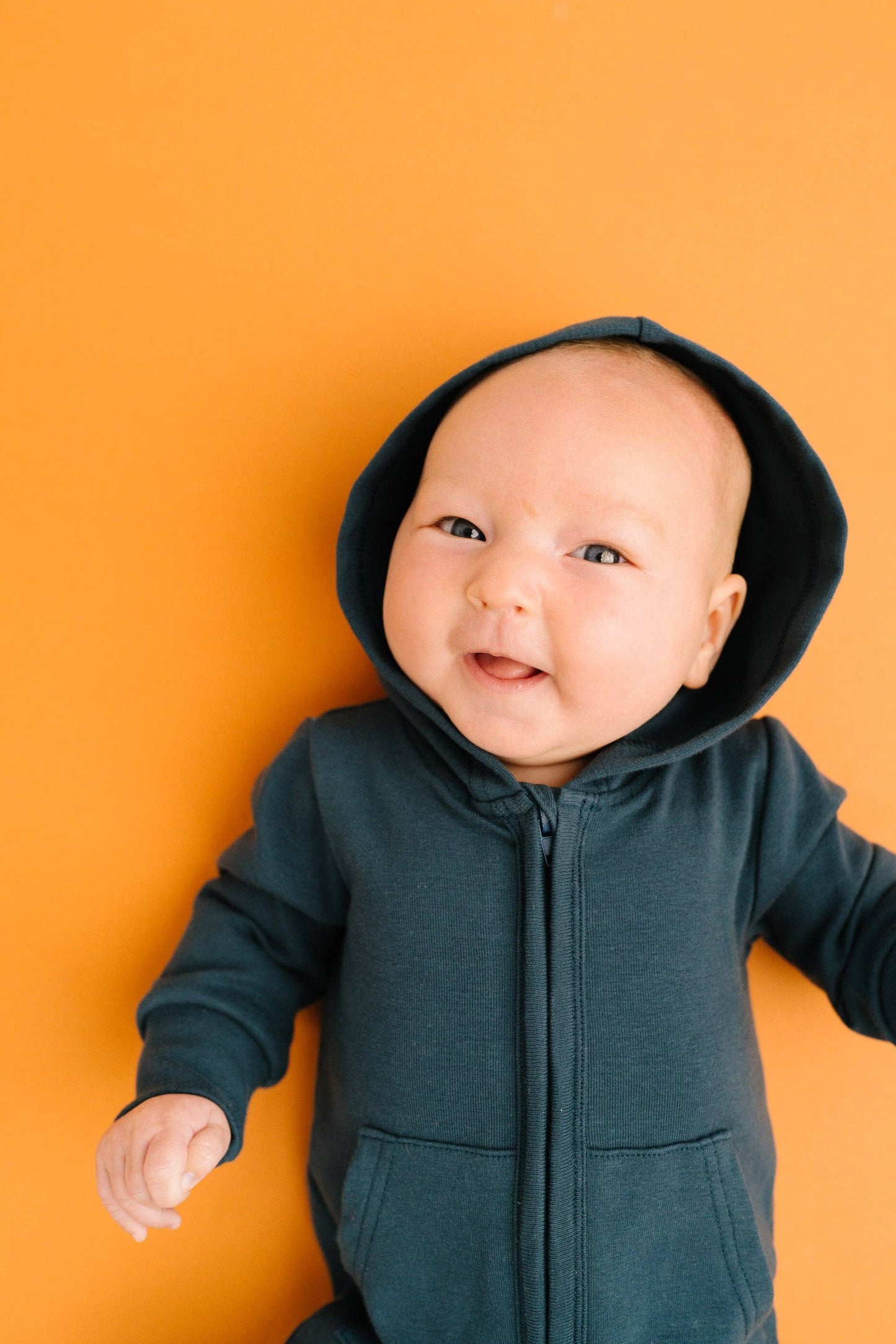 Navy Hoodie Jumpsuit